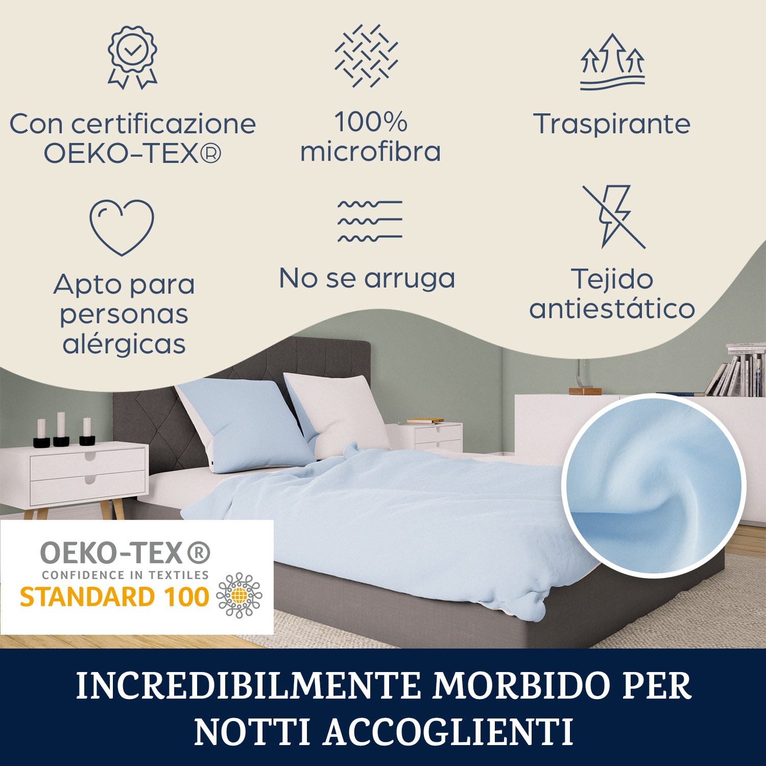 Soft Wonder-Edition, biancheria da letto, 155x200 cm 