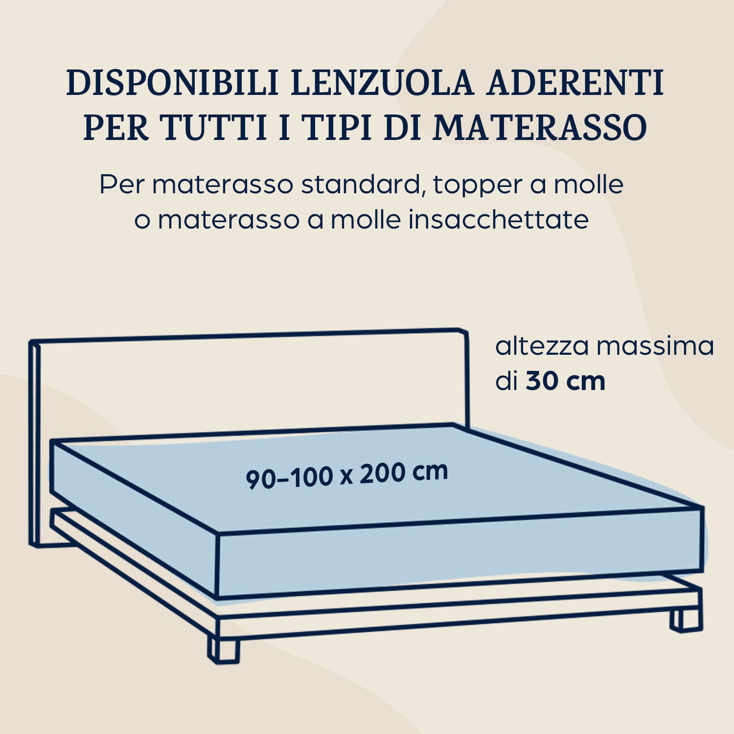 Soft Wonder-Edition, lenzuolo con angoli, 90-100 x 200 cm, microfibra Grigio / Bianco A Quadretti
