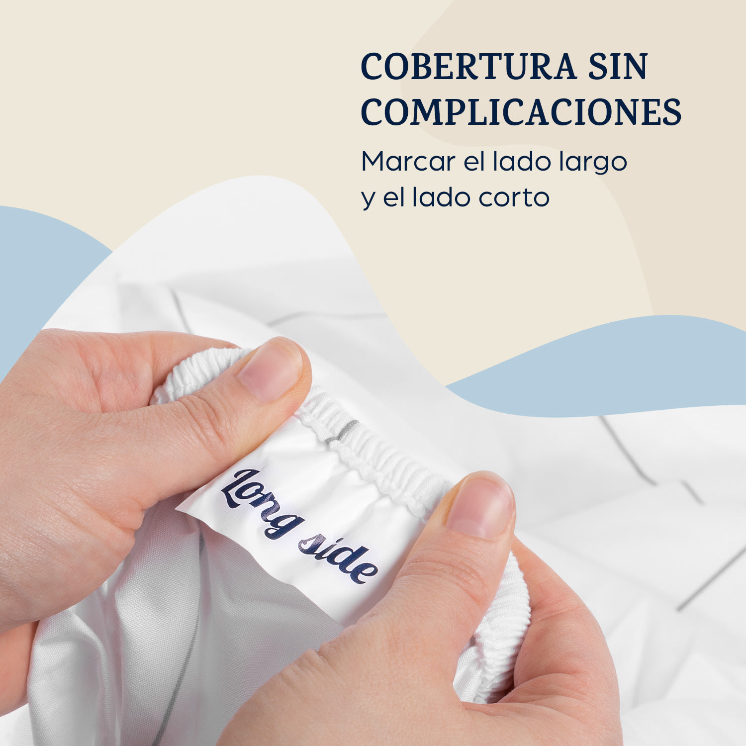 Sábana bajera Soft Wonder-Edition 140-160 x 200 cm microfibra Gris/Blanco A Cuadros