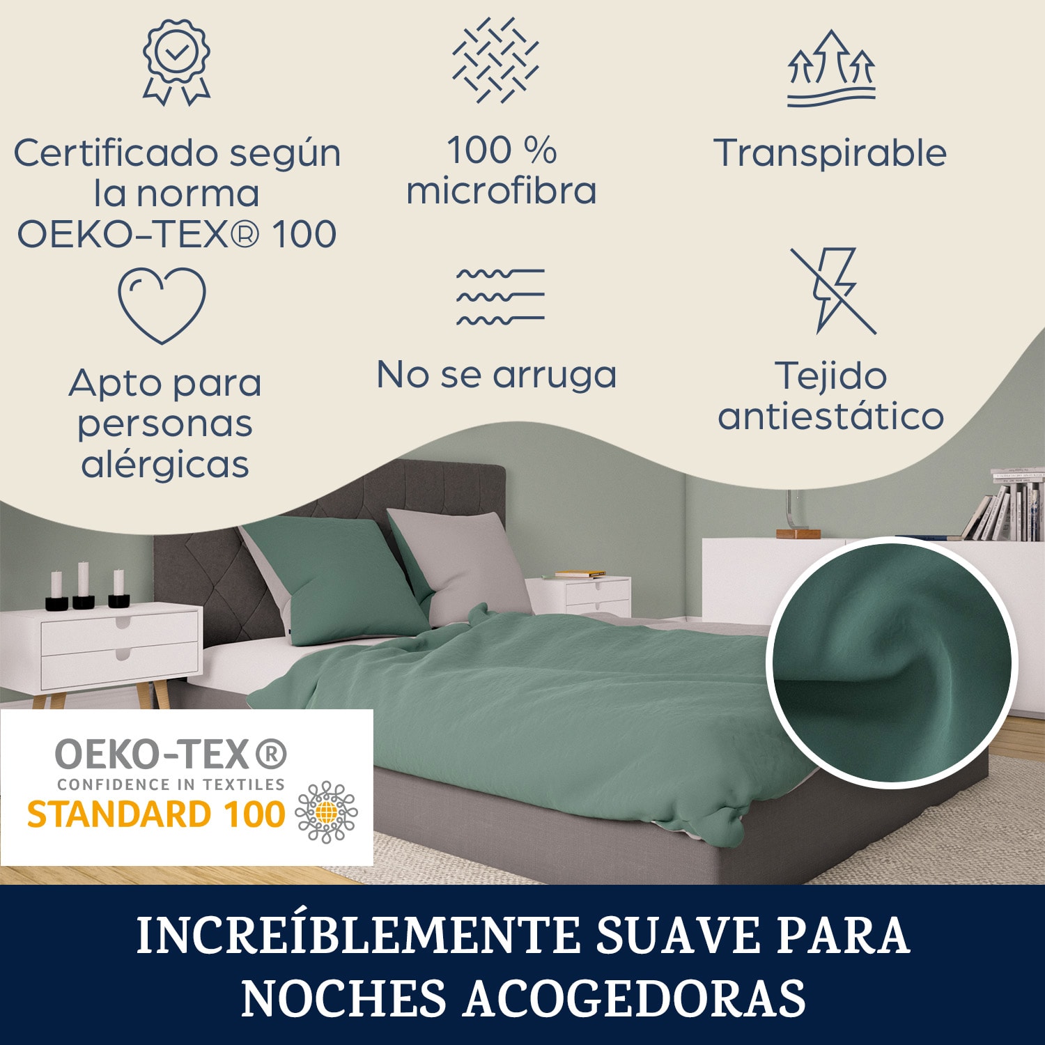 Soft Wonder-Edition Ropa de cama 200x200 cm 