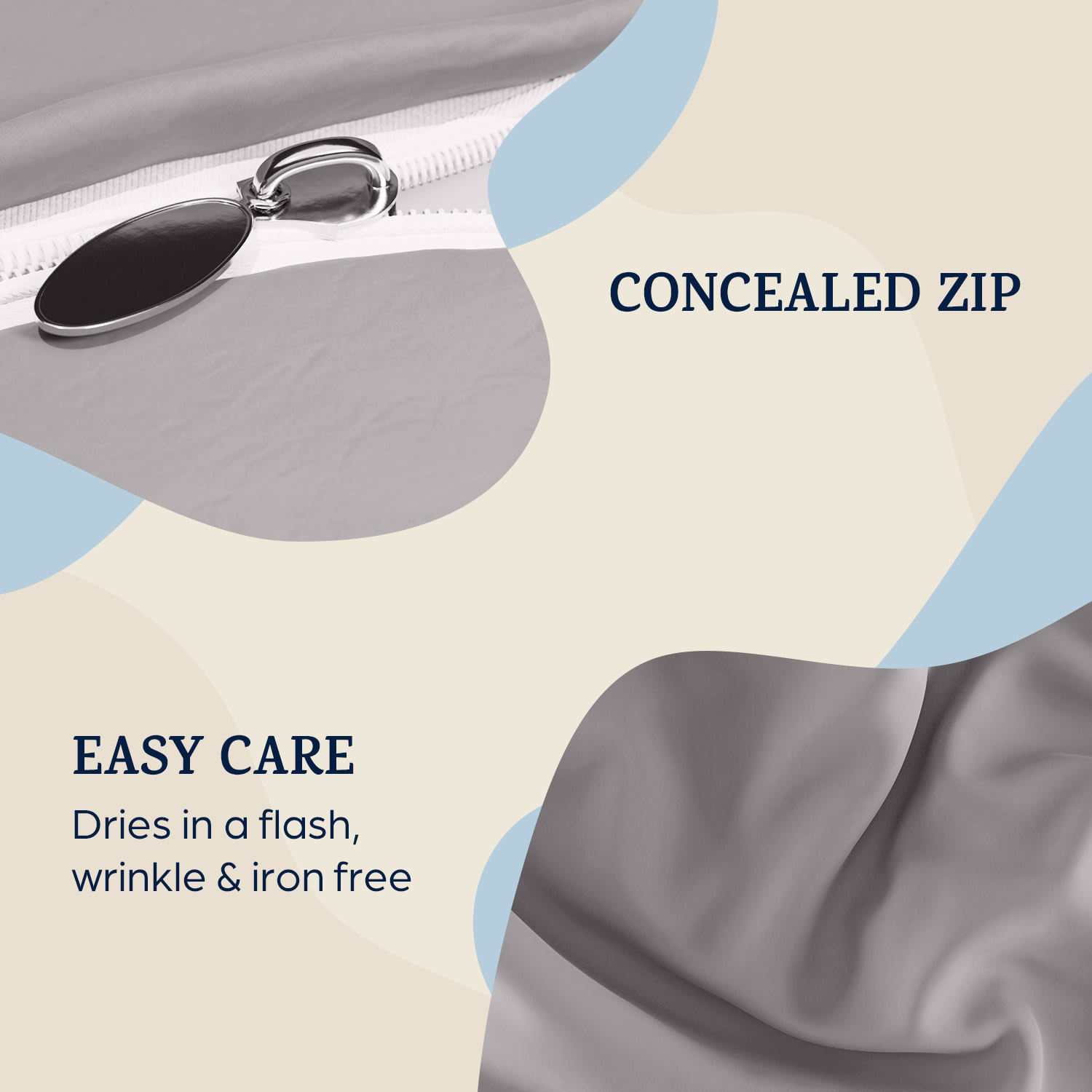 Juego de 2 fundas de almohada edición Soft Wonder 40x80 cm de microfibra 