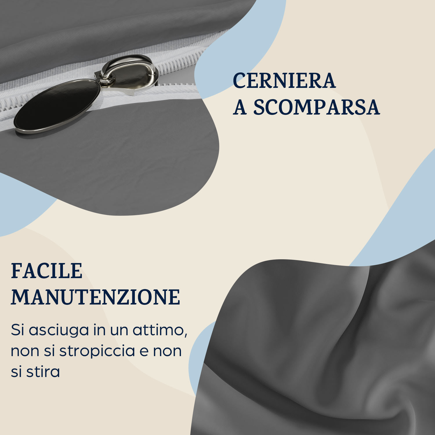 Soft Wonder-Edition Set di 2 Federe da 40x80 cm Microfibra 