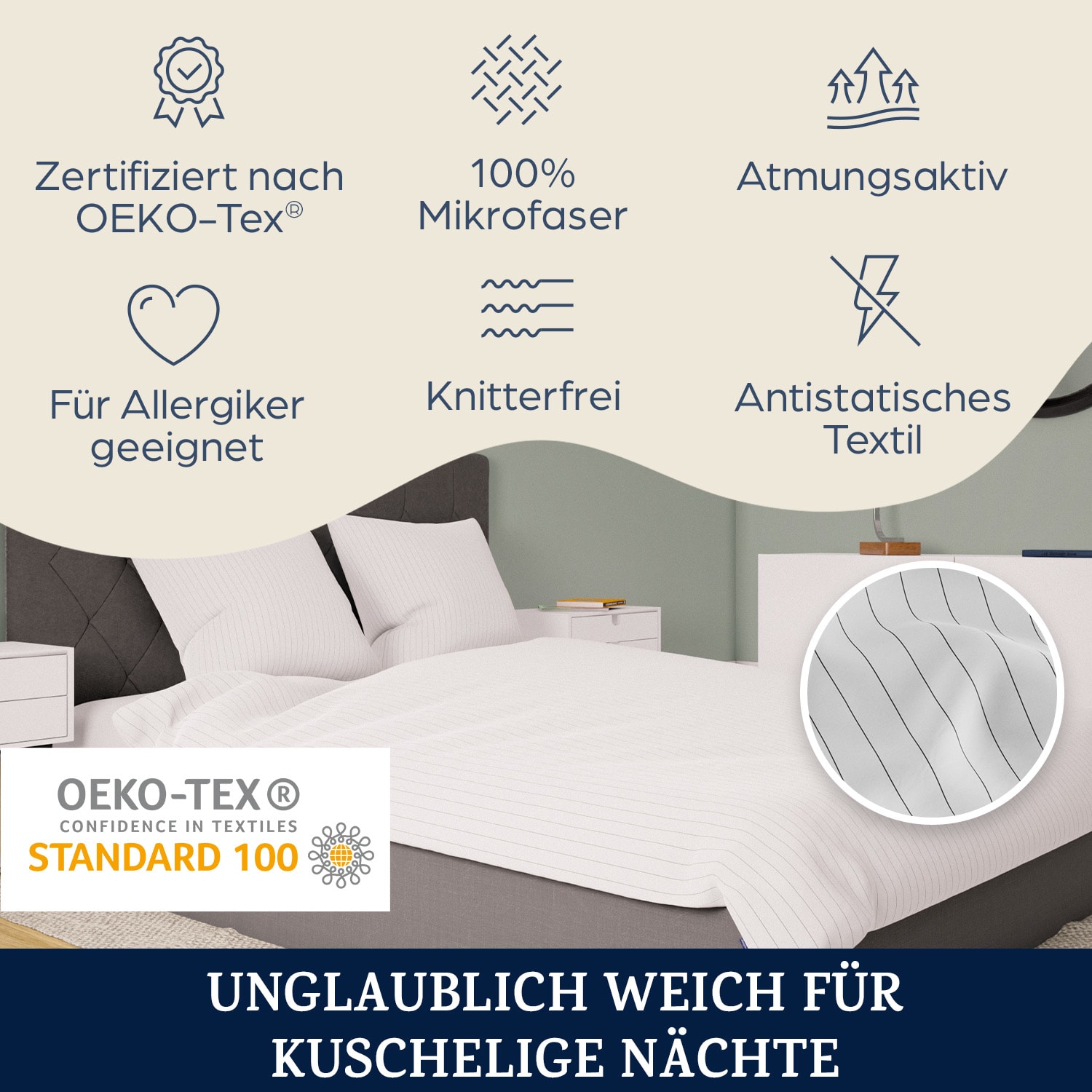 Soft Wonder-Edition, biancheria da letto, 200x200 cm 