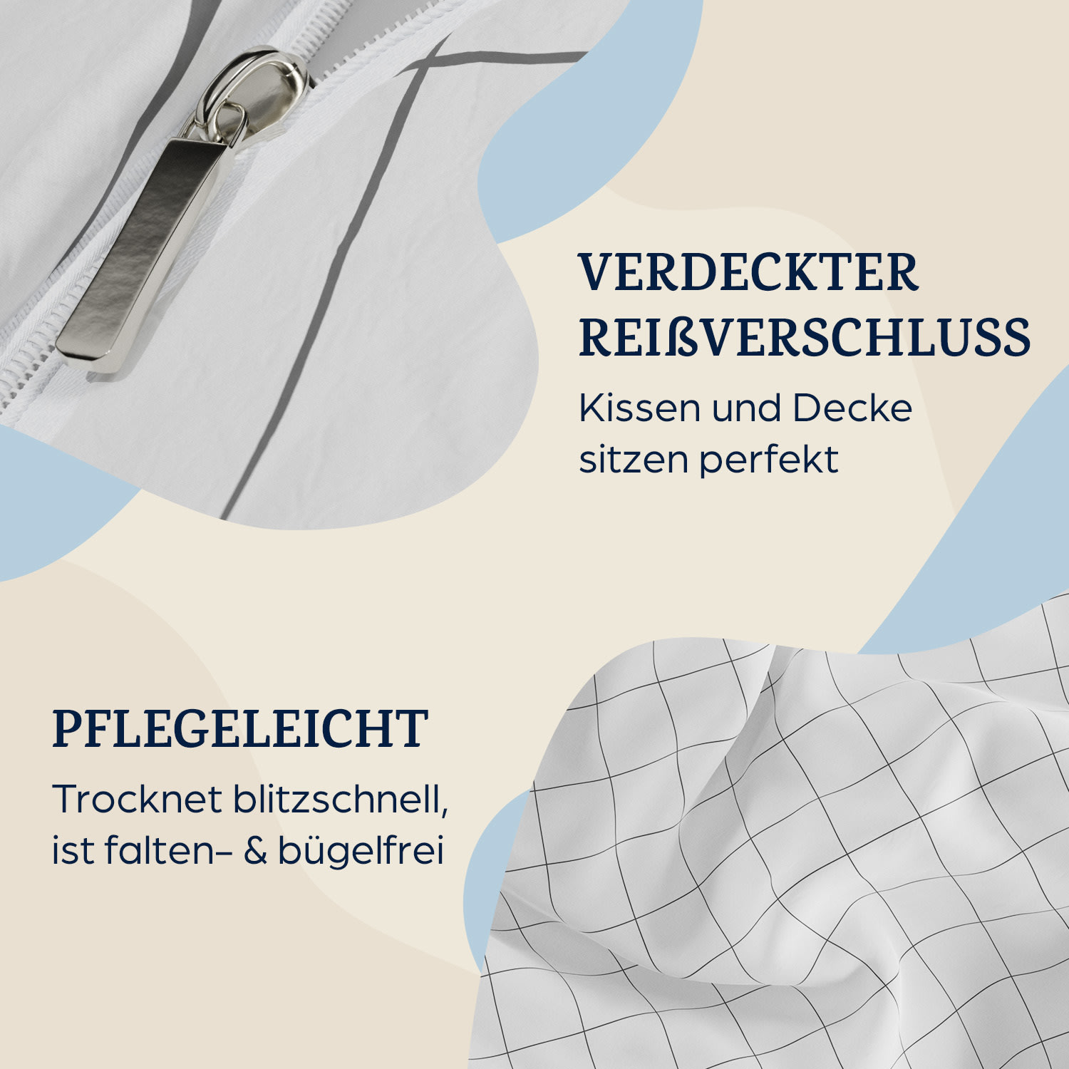 Soft Wonder-Edition Parure de lit 155x200 cm 