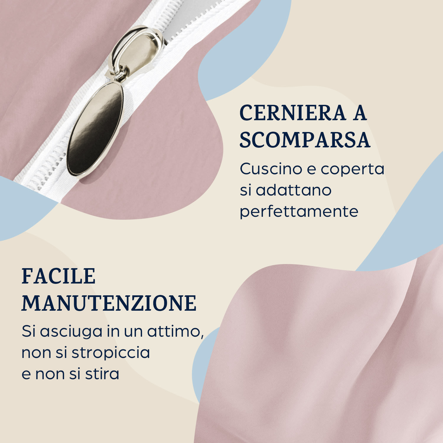 Traumwolle, Biancheria da Letto di Flanella, 155x220 cm Rosa