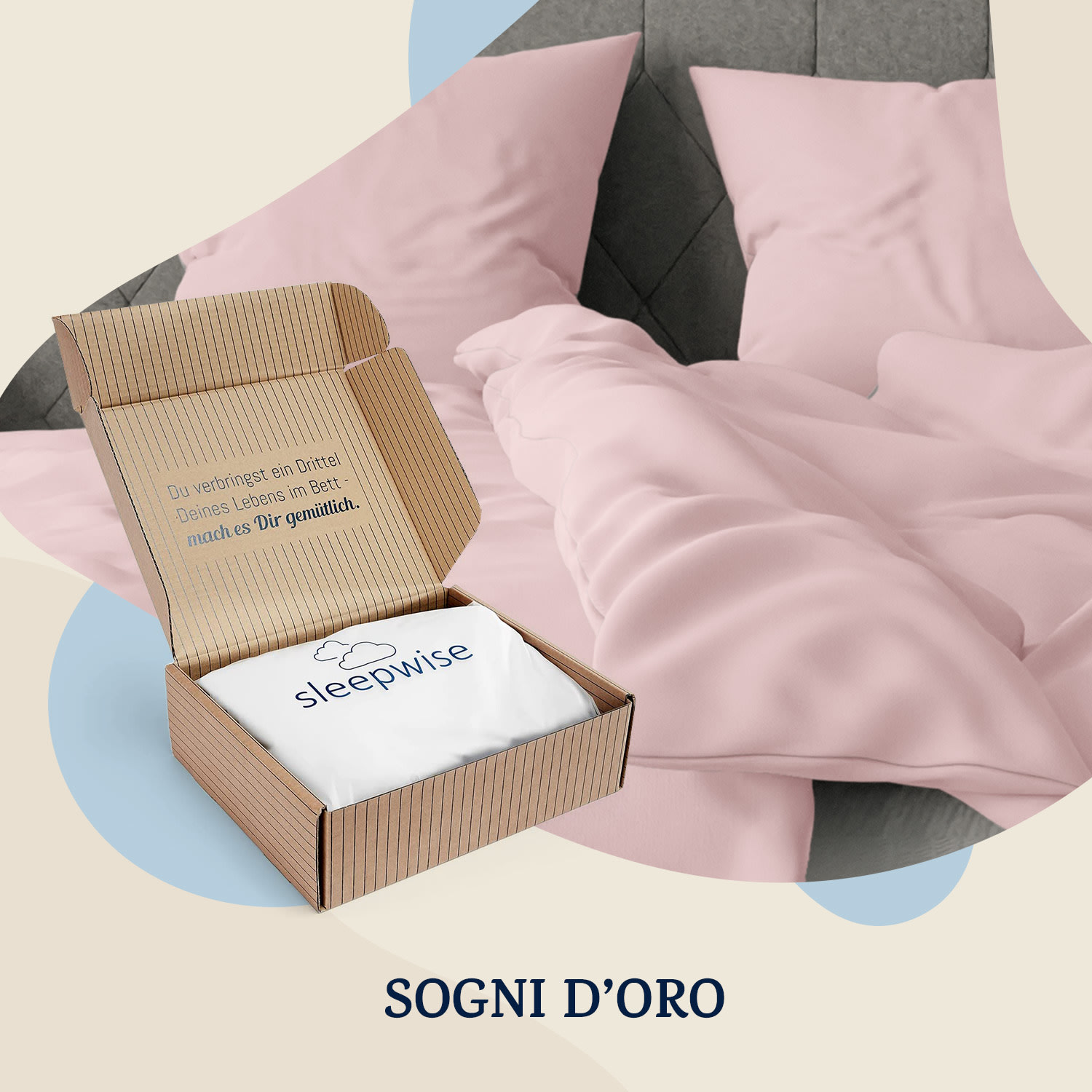 Traumwolle, Biancheria da Letto di Flanella, 155x220 cm Rosa