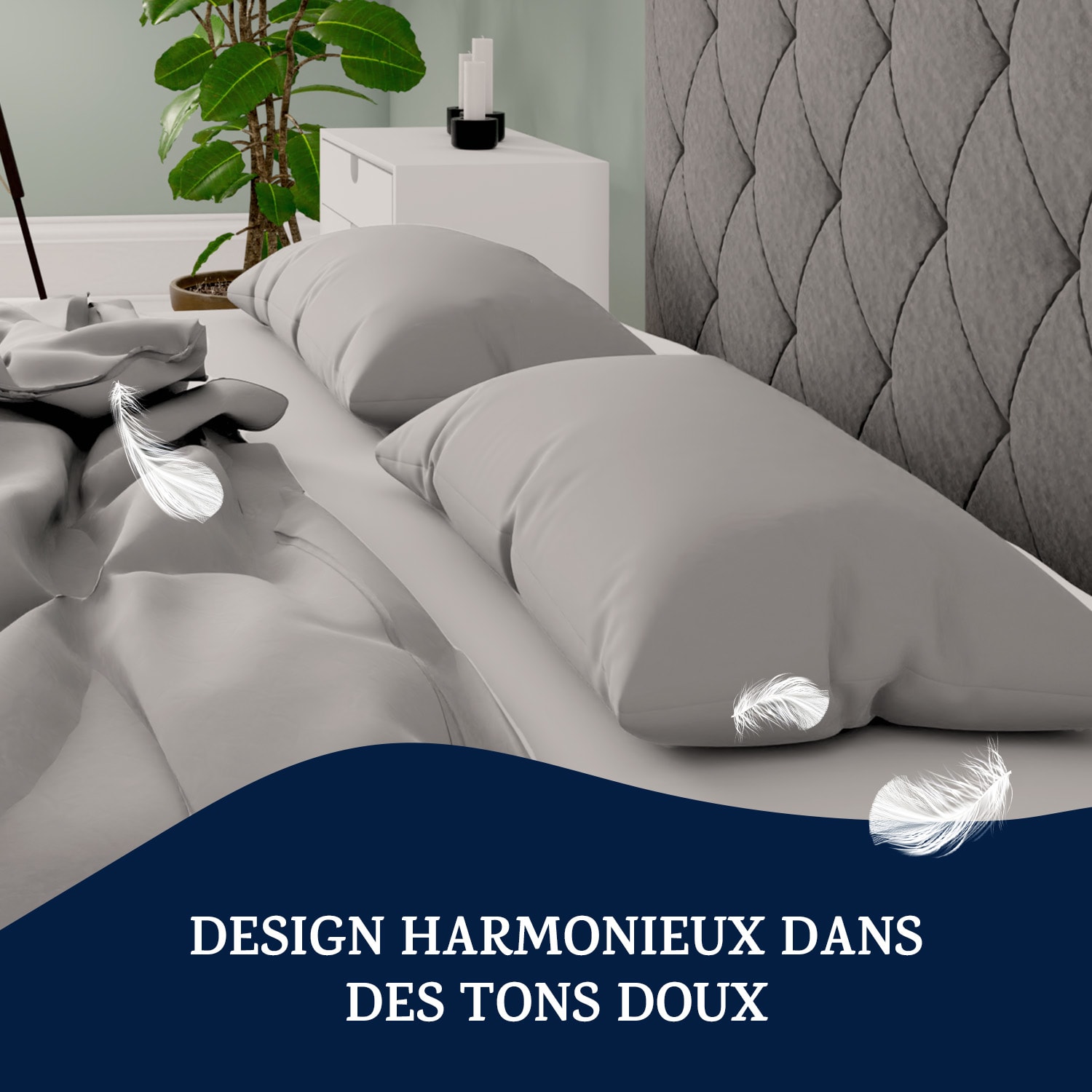 Soft Wonder-Edition kussenslopen set van 2 40x80cm microvezel 