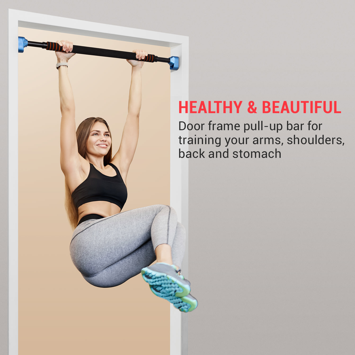 Barra telescópica com proteção contra queda de 78-110 cm até 120 kg 