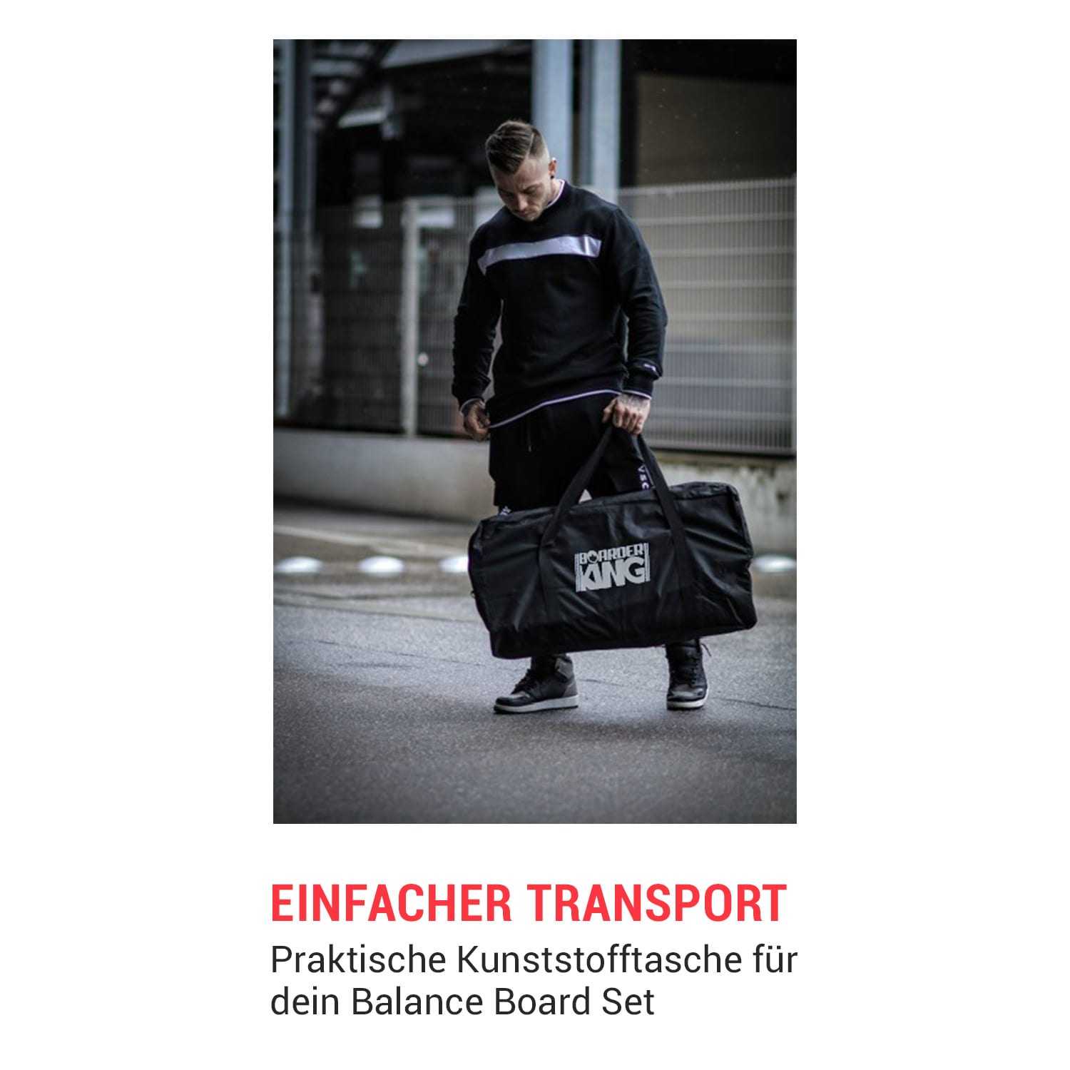 Kunststofftasche für Balance Board Indoorboard Kunststoff 