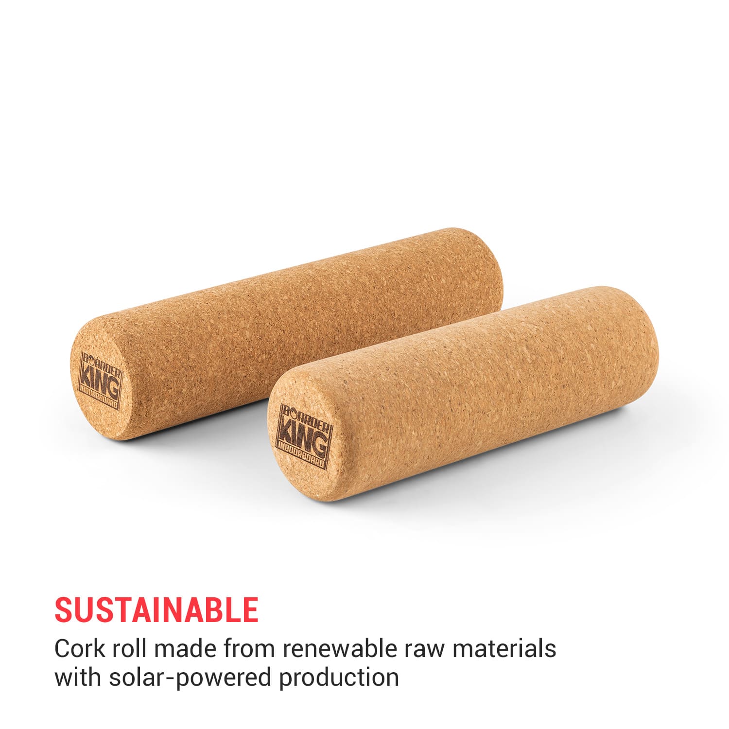 Indoorboard Classic, egyensúlyozó deszka, alátét, henger, fa / parafa, piros Palm Trees