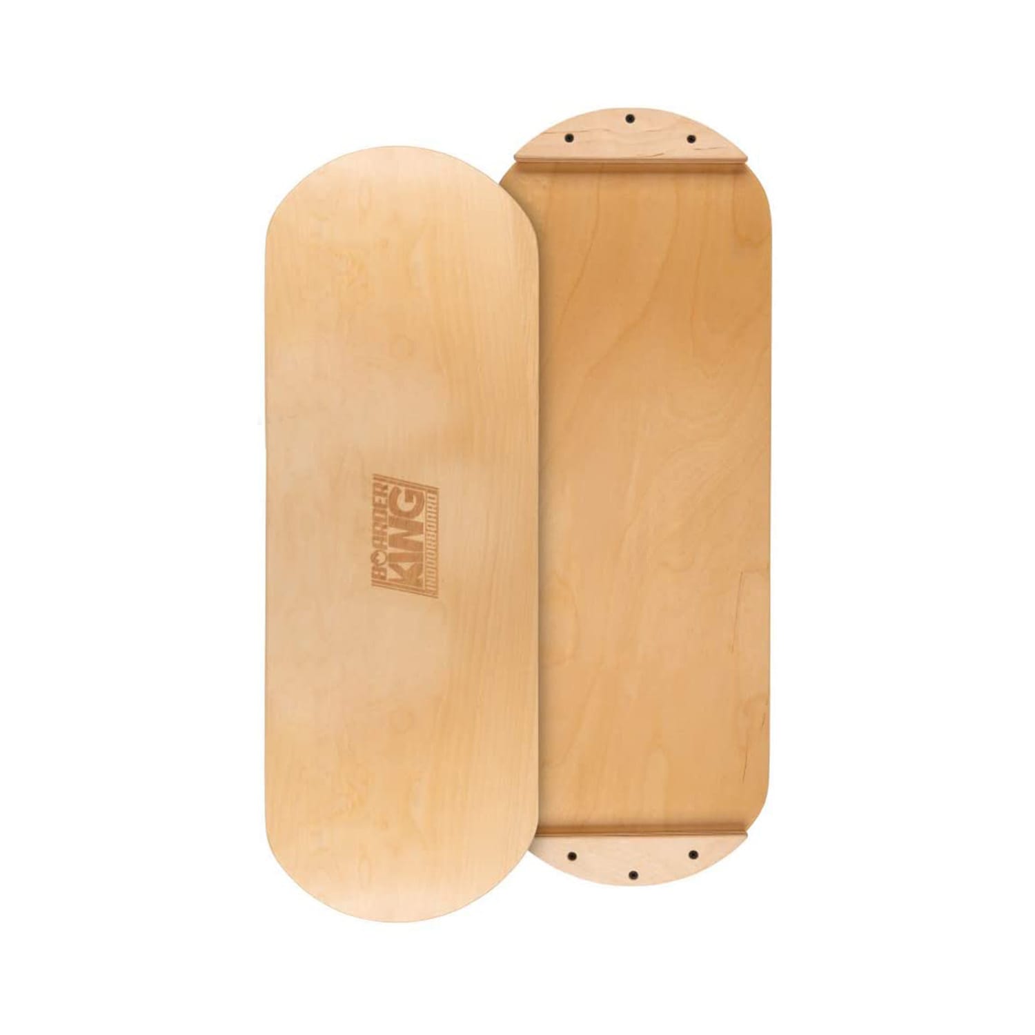 Indoorboard Classic, deska do balansowania + mata + wałek, drewno/korek, czerwona 