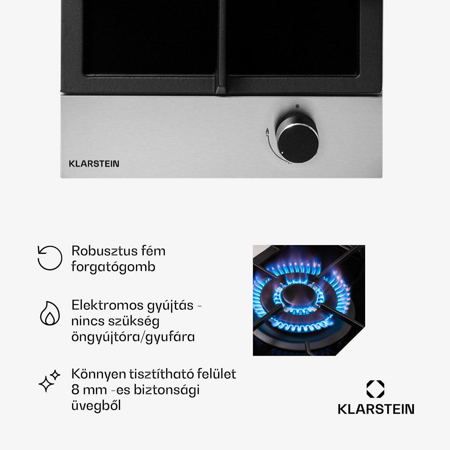 Alchemist, gázfőzőlap, 1 wok égő, üvegkerámia 30 cm | 1 égő | Ezüst