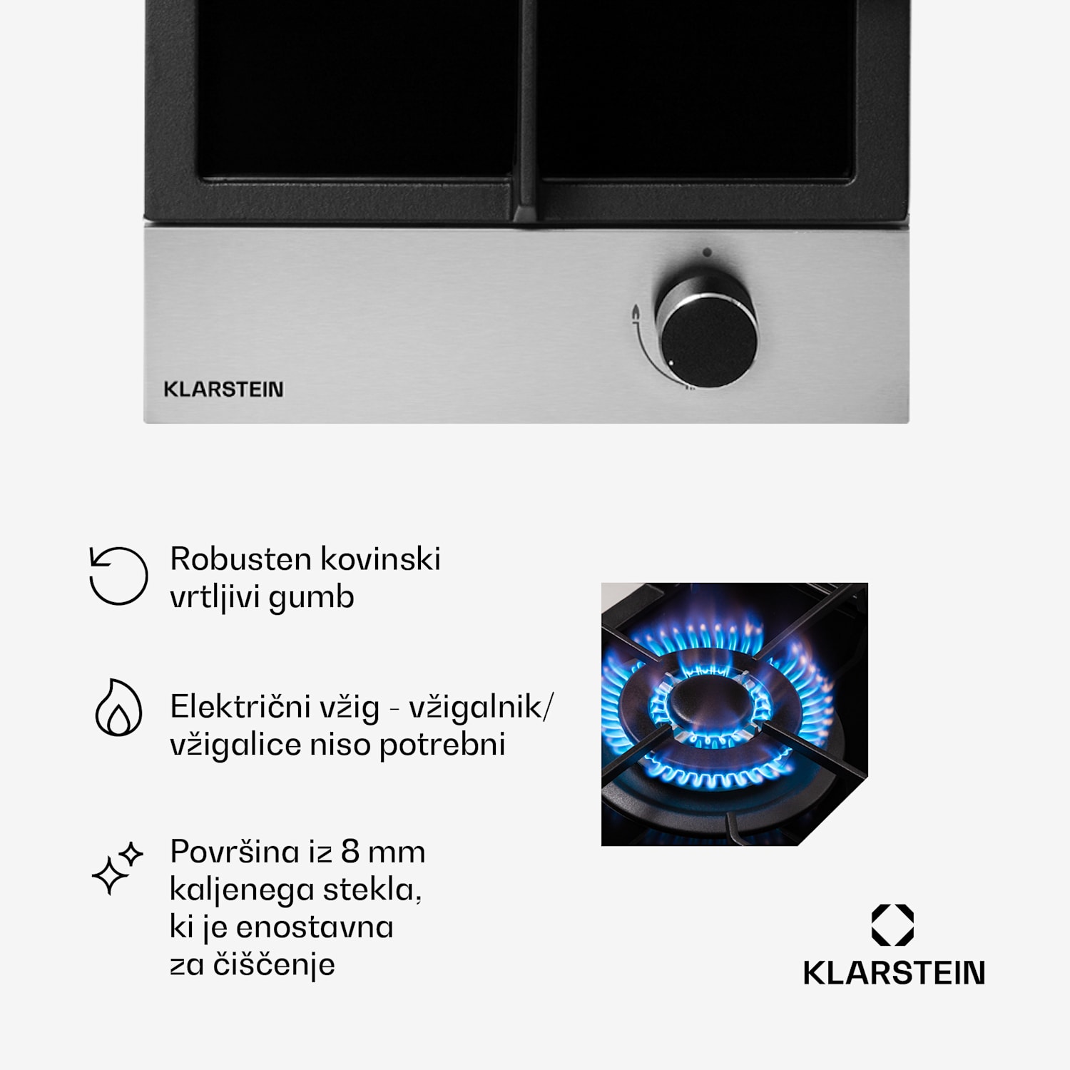 Alchemist, plinska kuhalna plošča, 1 vok gorilnik, steklokeramika 