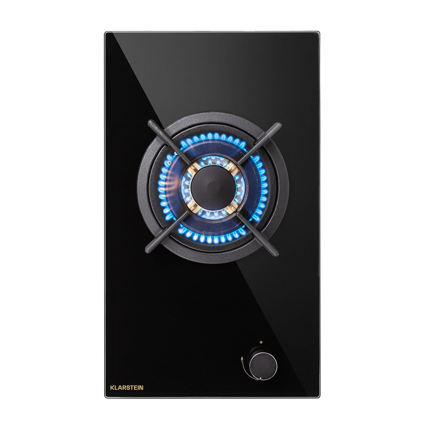 Goldflame plynová varná deska, 1 hořák wok, sklokeramika 