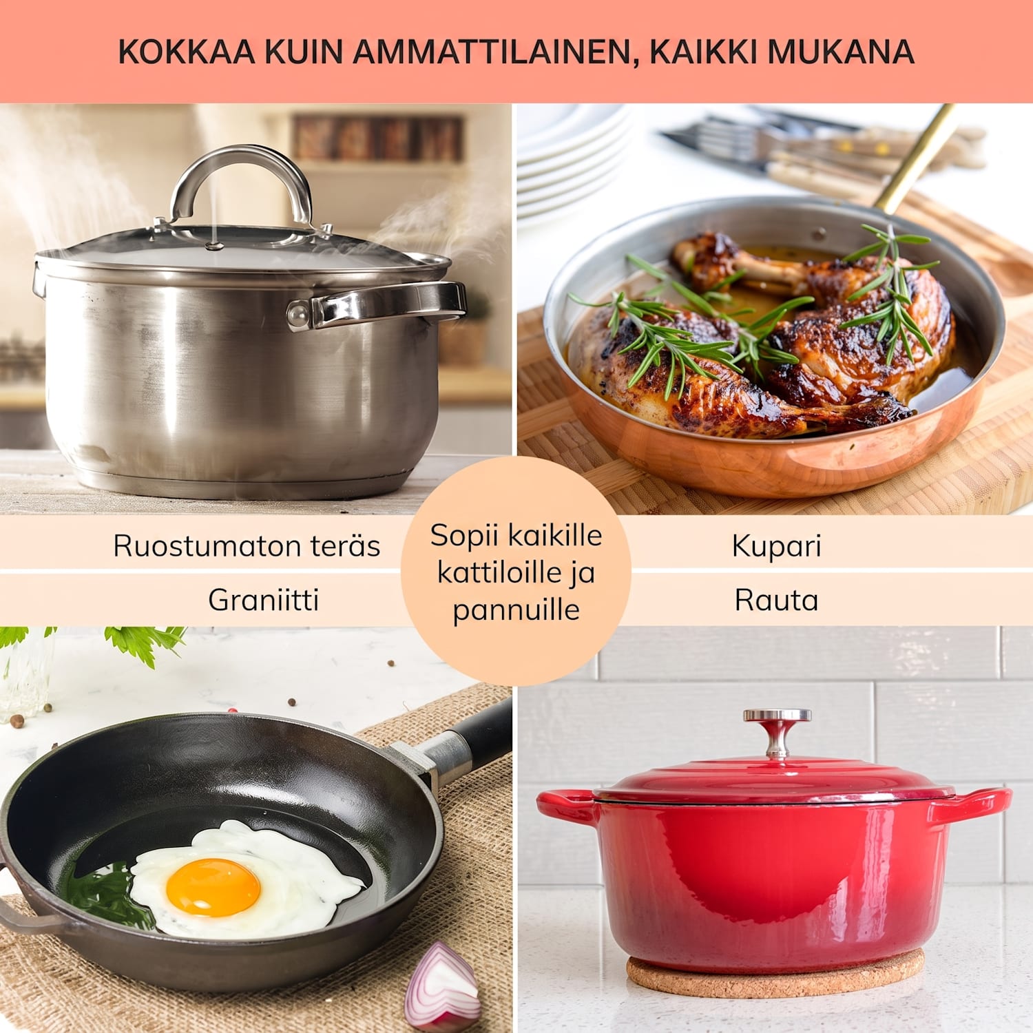 MultiChef 5 -yhdistelmäkaasuliesi kaasu/lasikeramiikka 5 aluetta 90 cm | Kaasu- ja keraaminen liesitaso | Musta