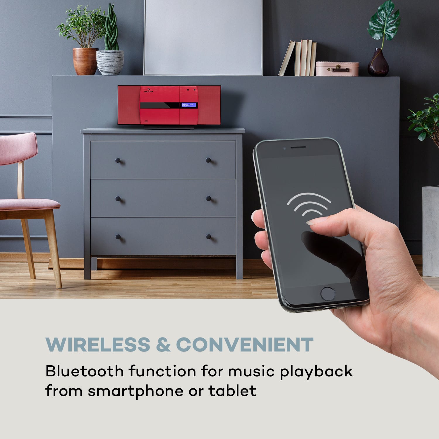 V-20 DAB Vertical Stereo Bluetooth NFC CD MP3 USB DAB+ & FM Tuner 