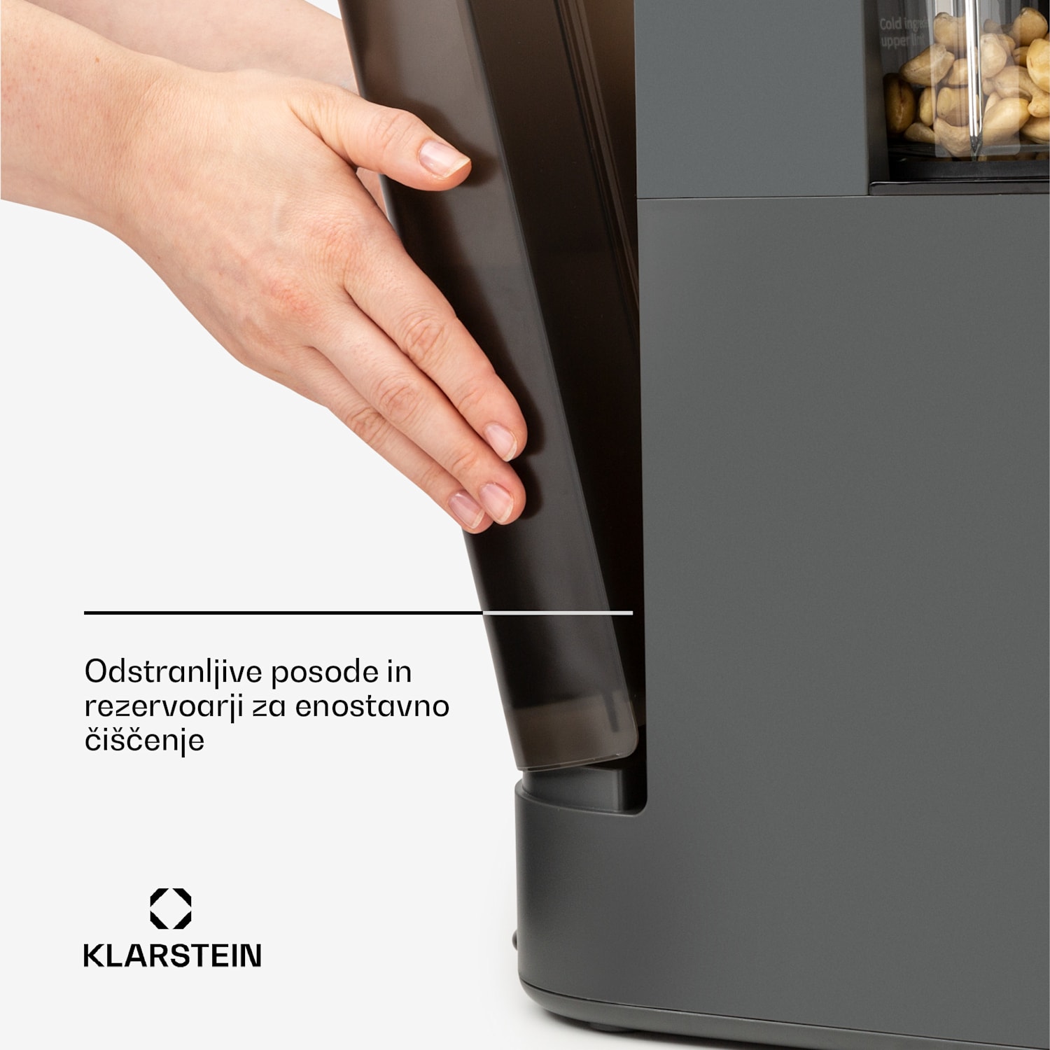 Marcia, aparat za pripravo rastlinskega mleka, 300 – 1200 ml, 360°, upravljanje na dotik, snemljiva posoda za vodo 