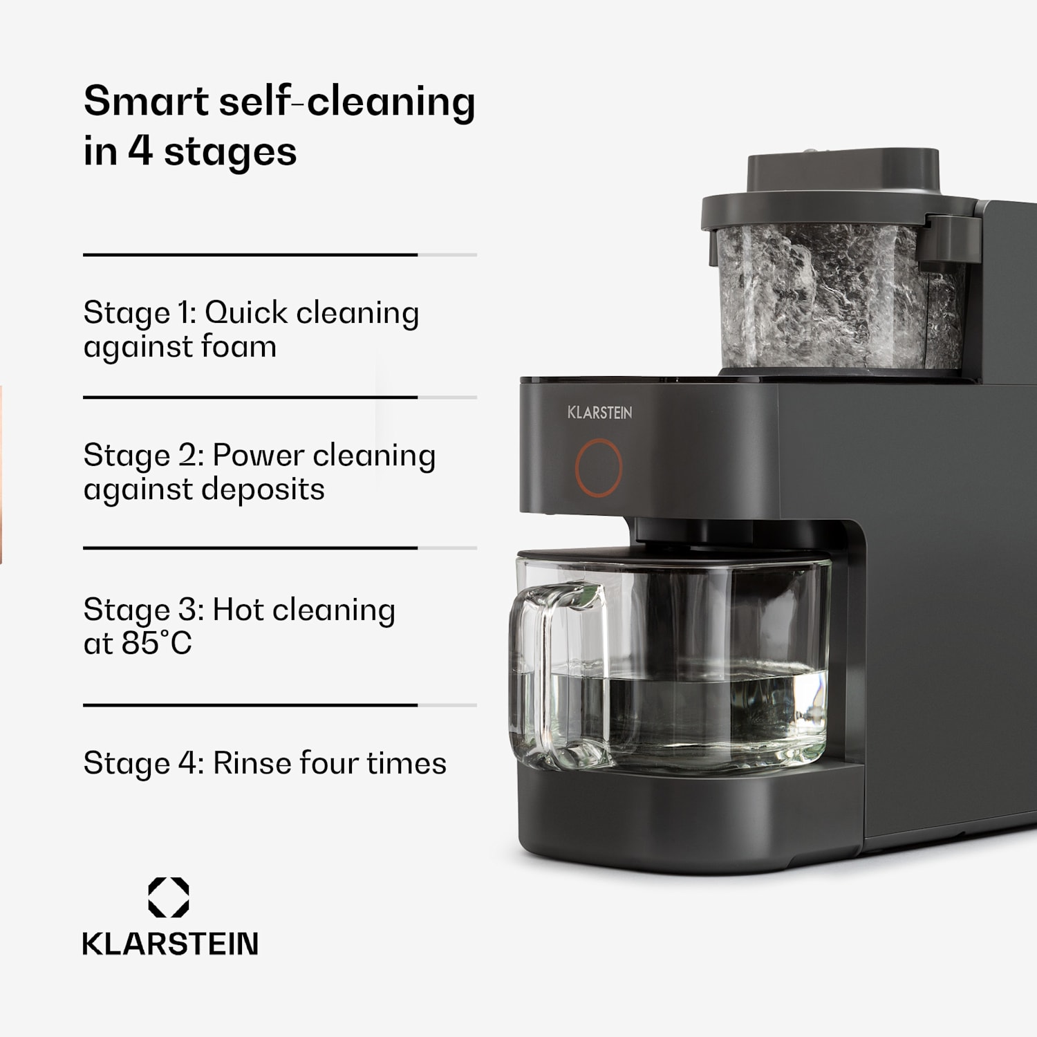 Marcia pähkinämaitokeitin 300 - 1200 ml 360° kosketus irrotettava vesisäiliö 