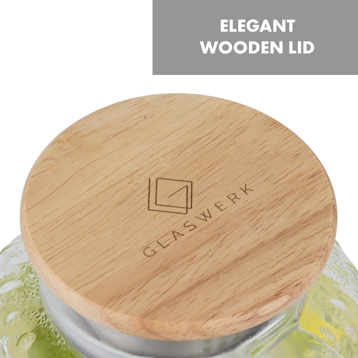 Livenza, džbán na vodu, 1,9 l, borosilikátové sklo, sitko z nehrdzavejúcej ocele, vrchnák z dubového dreva 1,9 Ltr