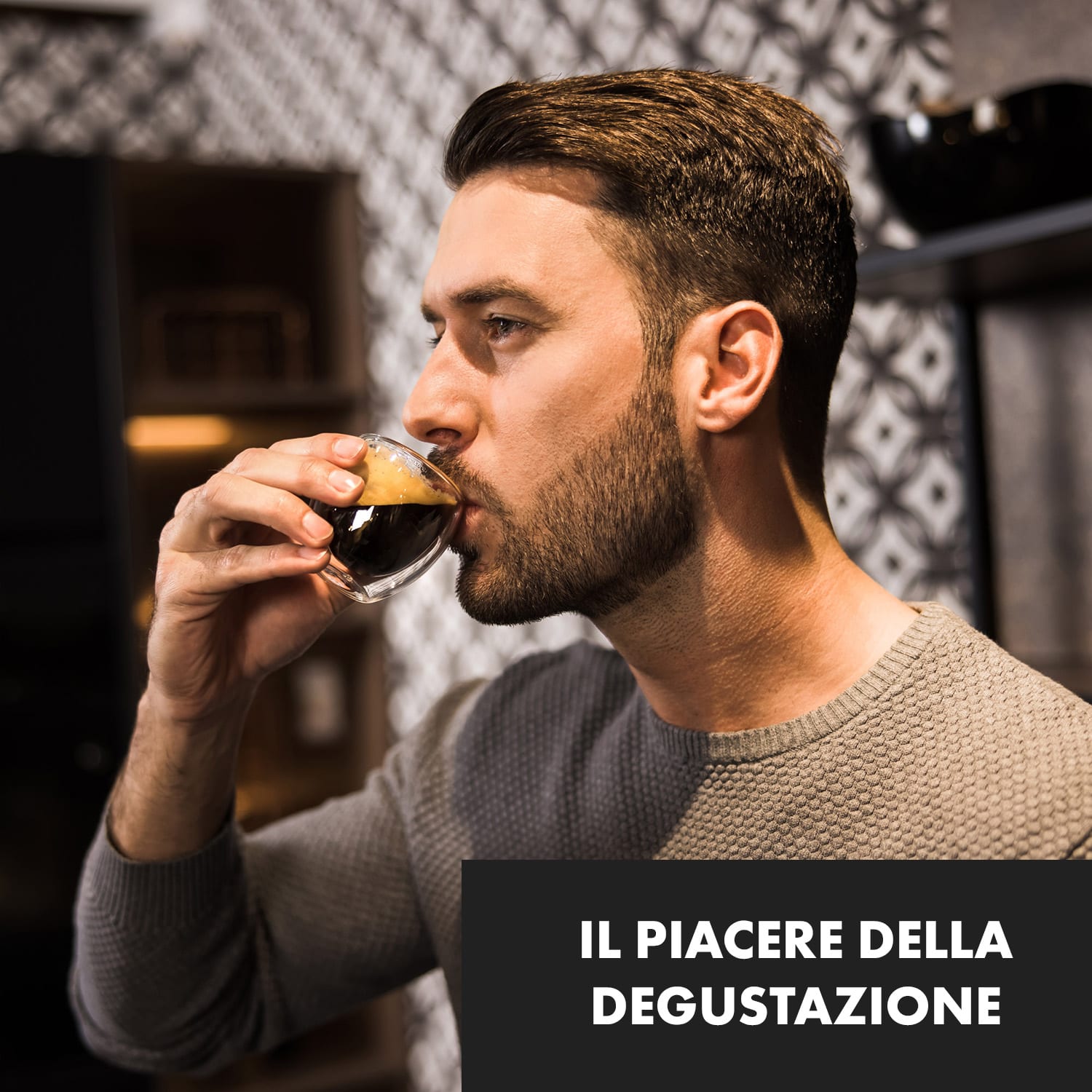 Vienna, bicchieri termici a doppia parete, 80 ml, fatti a mano, vetro borosilicato 