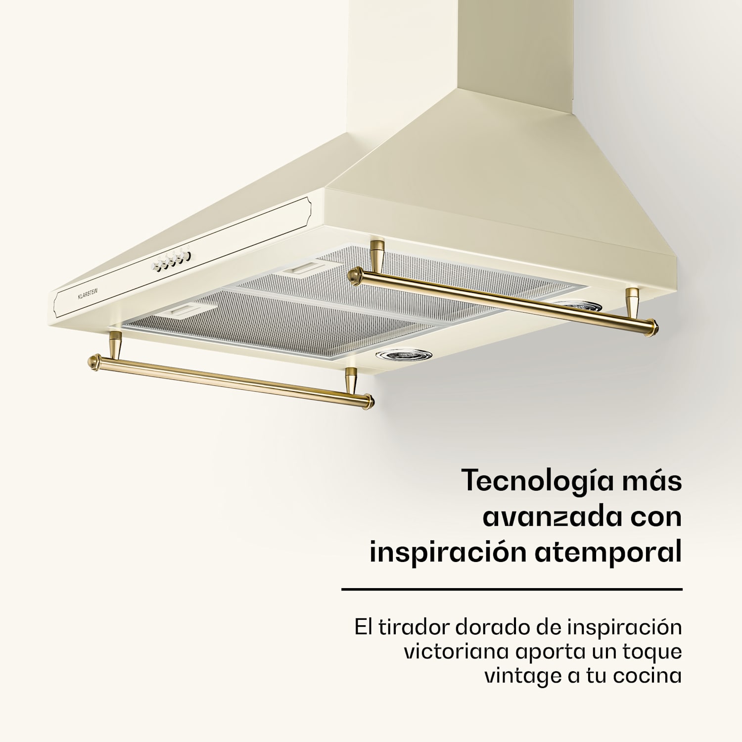 Campana de cocina Victoria 60 cm diseño retro 644,5m³/h 2 lámparas LED 