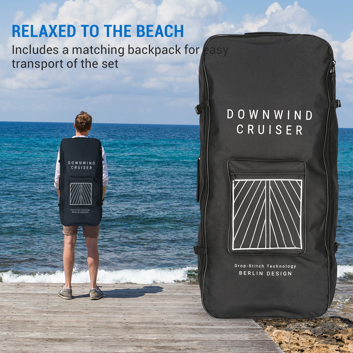 Cruiser Downwind 10.8, daska za veslanje na napuhavanje, kompletan set