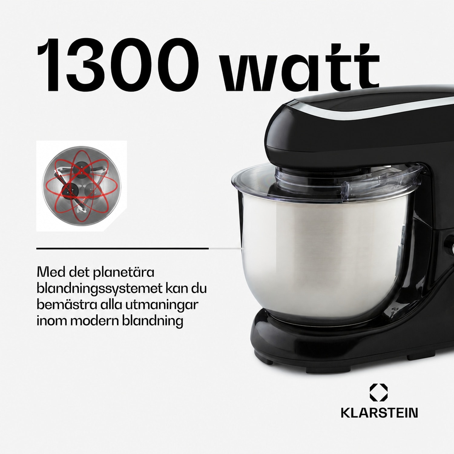 Bella Pico 2G Kökmaskin 1300W 1,7hk 6 nivåer 5 liter 