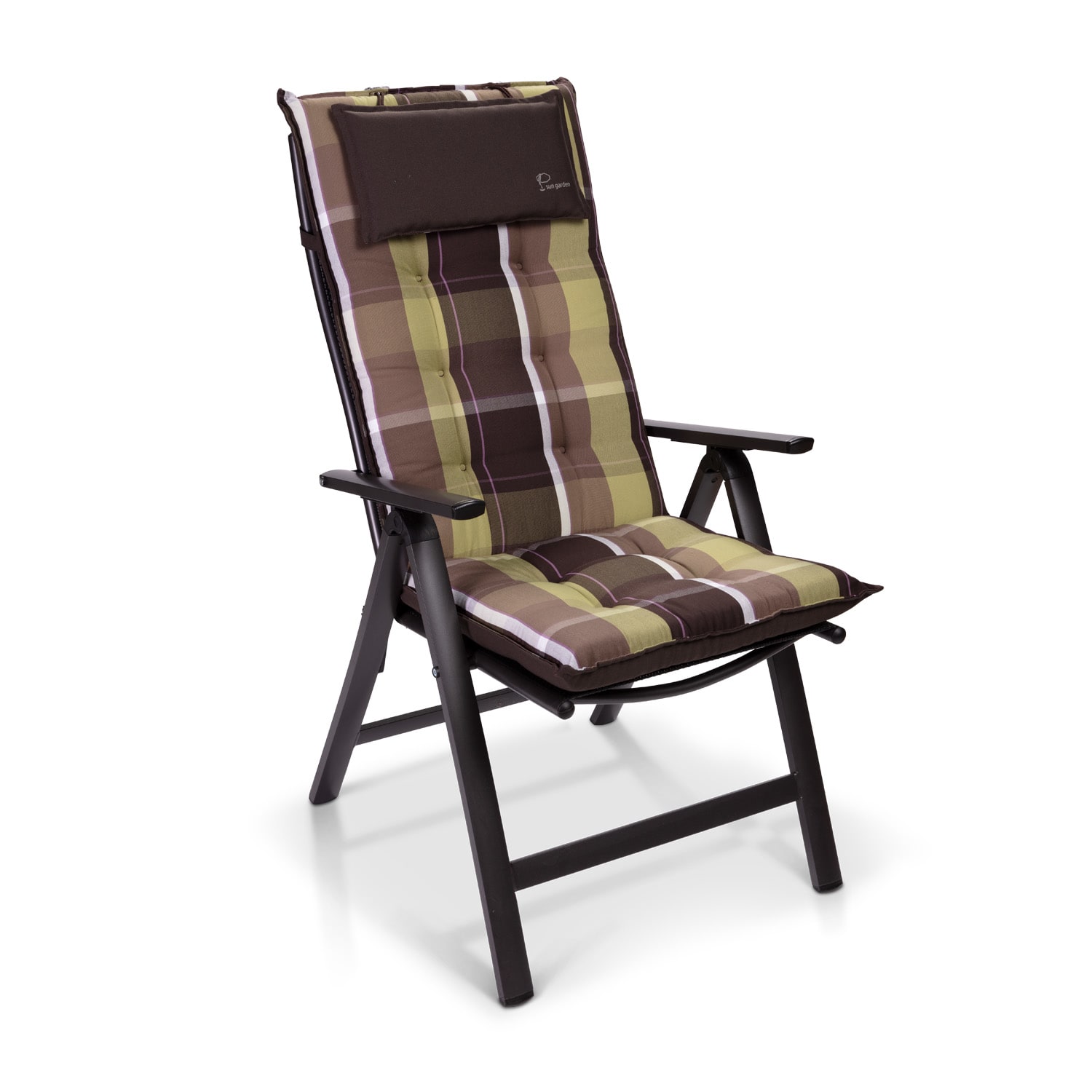 Sylt stoelkussen zitkussen hoge rugleuning hoofdkussen polyester 50x120x9cm