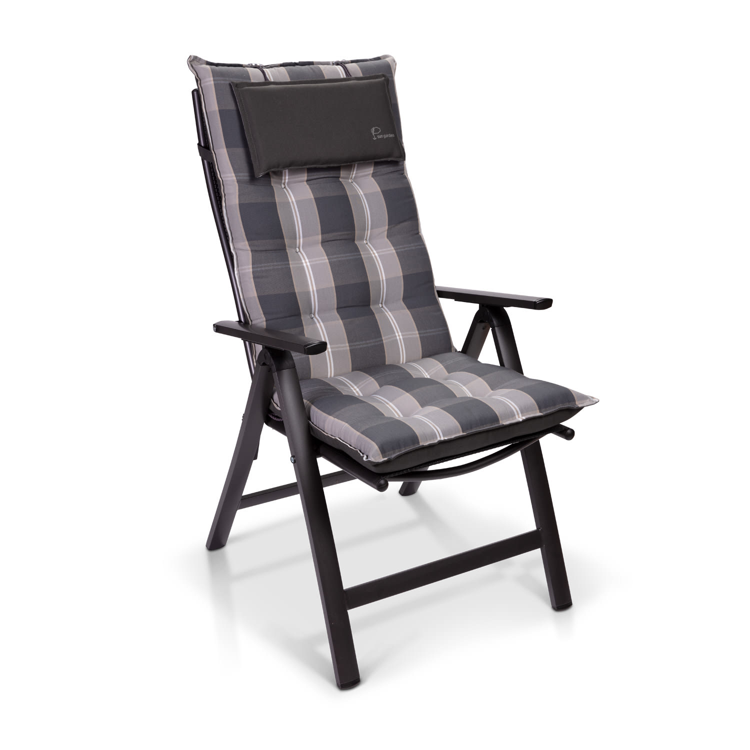 Sylt, čalúnená podložka, podložka na stoličku, podložka na vyššie polohovacie kreslo, vankúš, polyester, 50 × 120 × 9 cm