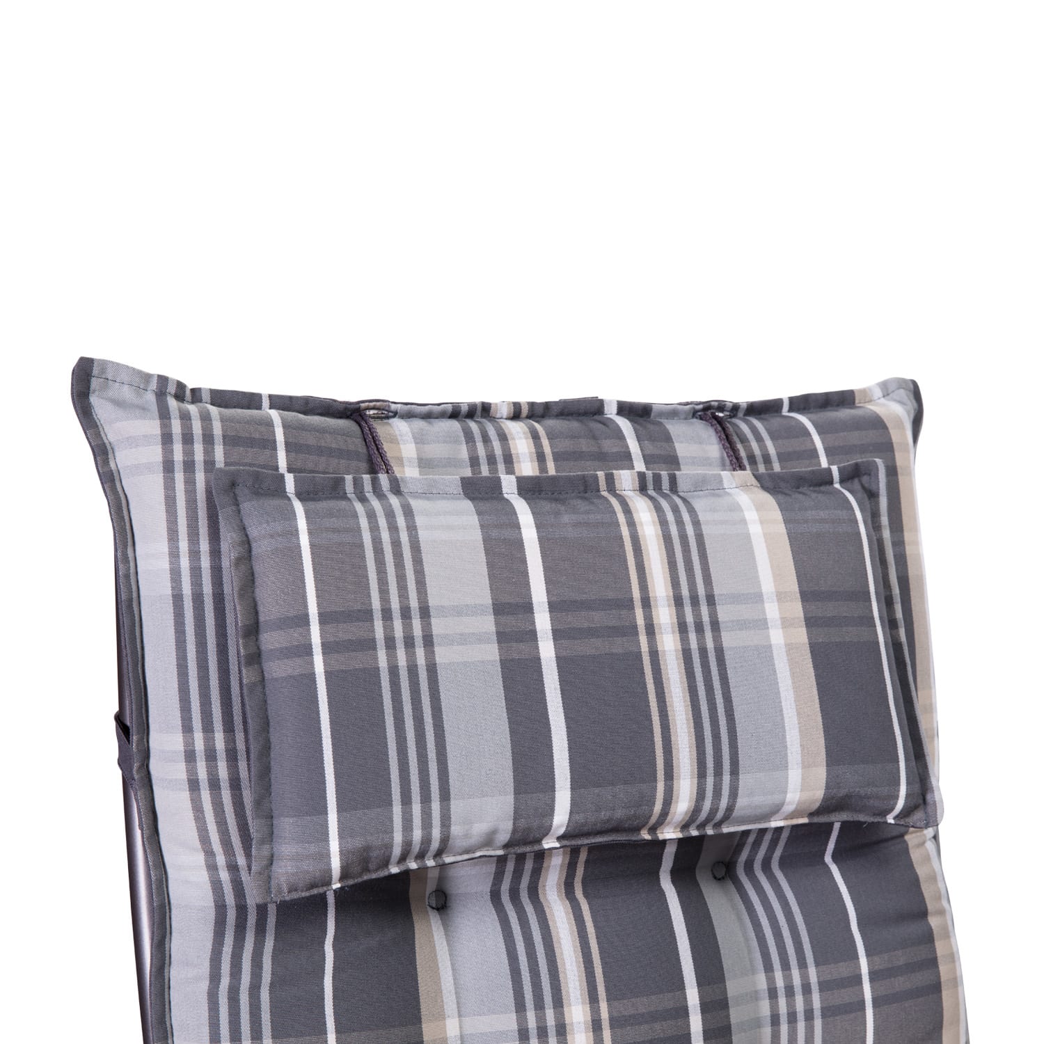 Sylt, čalúnená podložka, podložka na stoličku, podložka na vyššie polohovacie kreslo, vankúš, polyester, 50 × 120 × 9 cm