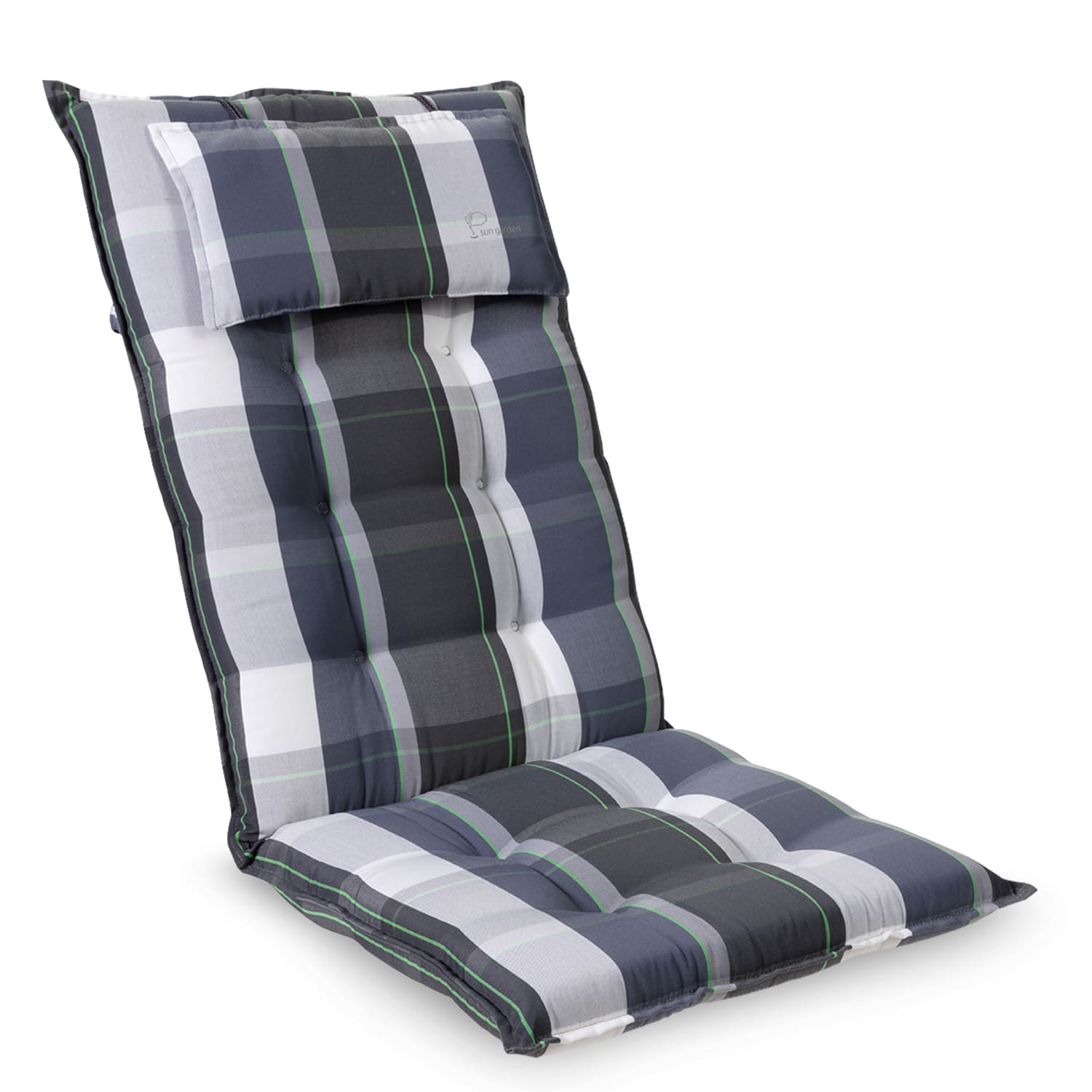 Sylt coussin de fauteuil appuie-tête pour dossier haut Polyester 50x120x9cm