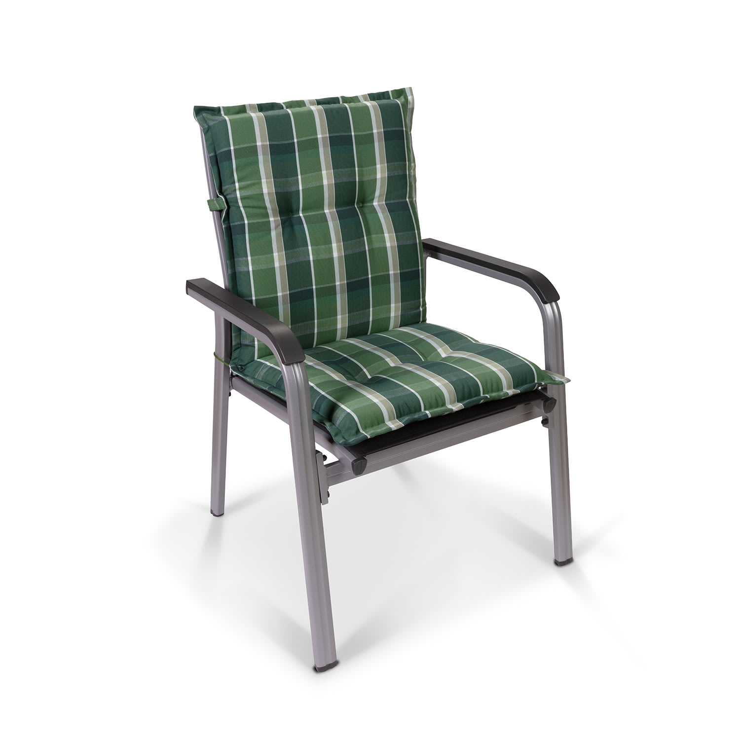Prato coussin de fauteuil dossier bas Polyester 50x100x8cm 1 x coussin de siege | Vert
