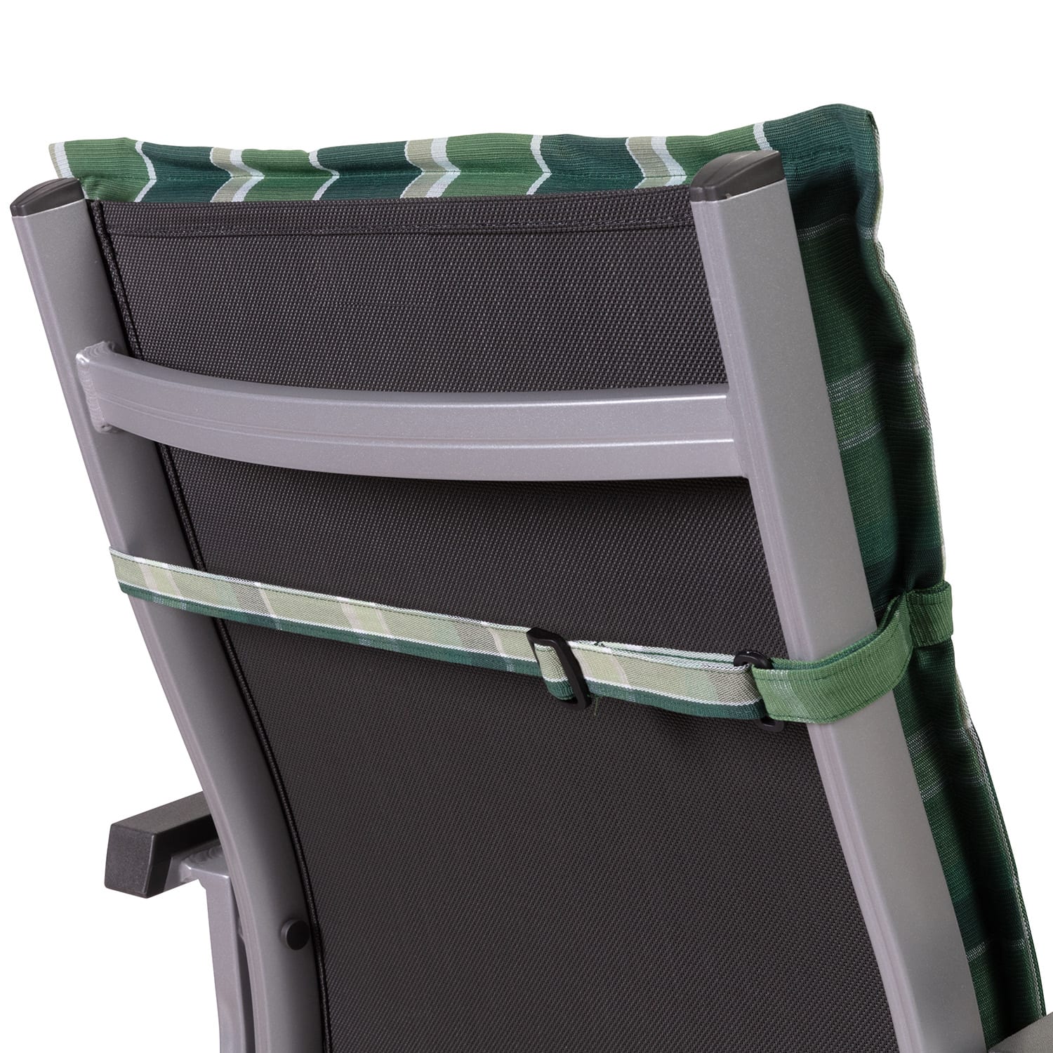 Prato coussin de fauteuil dossier bas Polyester 50x100x8cm 1 x coussin de siege | Vert