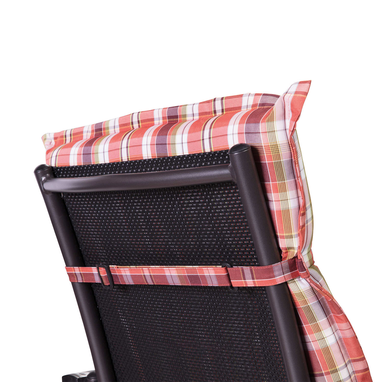 Prato, čalouněná podložka, podložka na židli, podložka na nižší polohovací křeslo, na zahradní židli, polyester, 50 x 100 x 8 cm, 1 x polštář