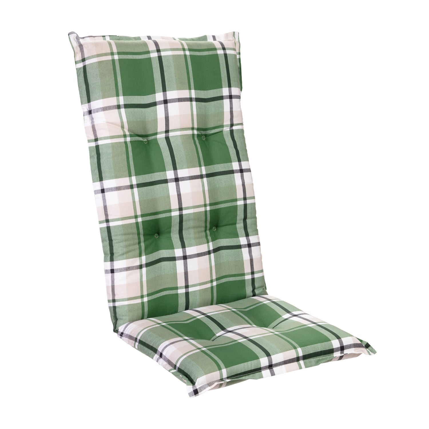 Prato, čalounění, čalounění na křeslo, vysoké opěradlo, zahradní židle, polyester, 50 x 120 x 7 cm 1 x sedák | Zelená