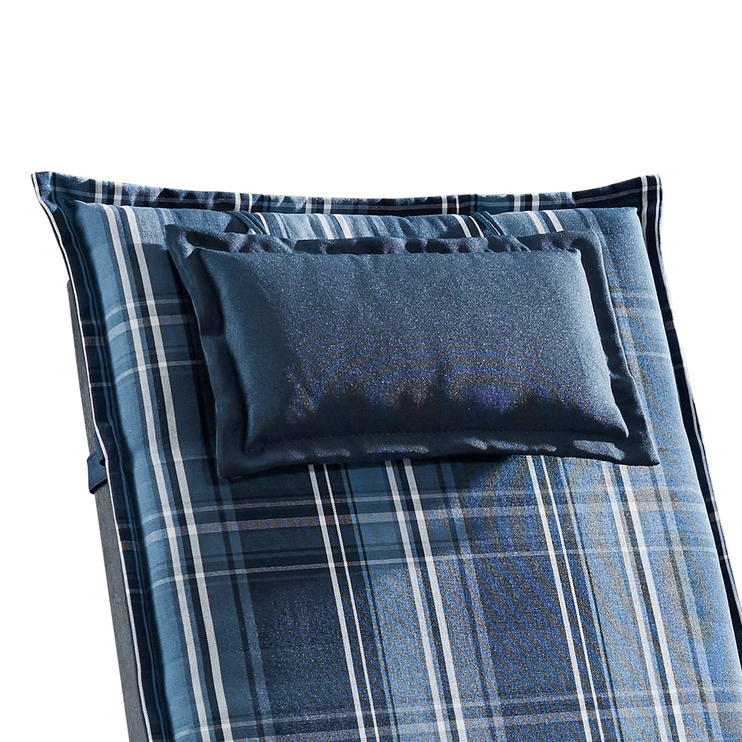 Donau, čalúnenie, čalúnenie na stoličku, vysoké operadlo, záhradná stolička, polyester, 50x120x6cm, 2 x podložka