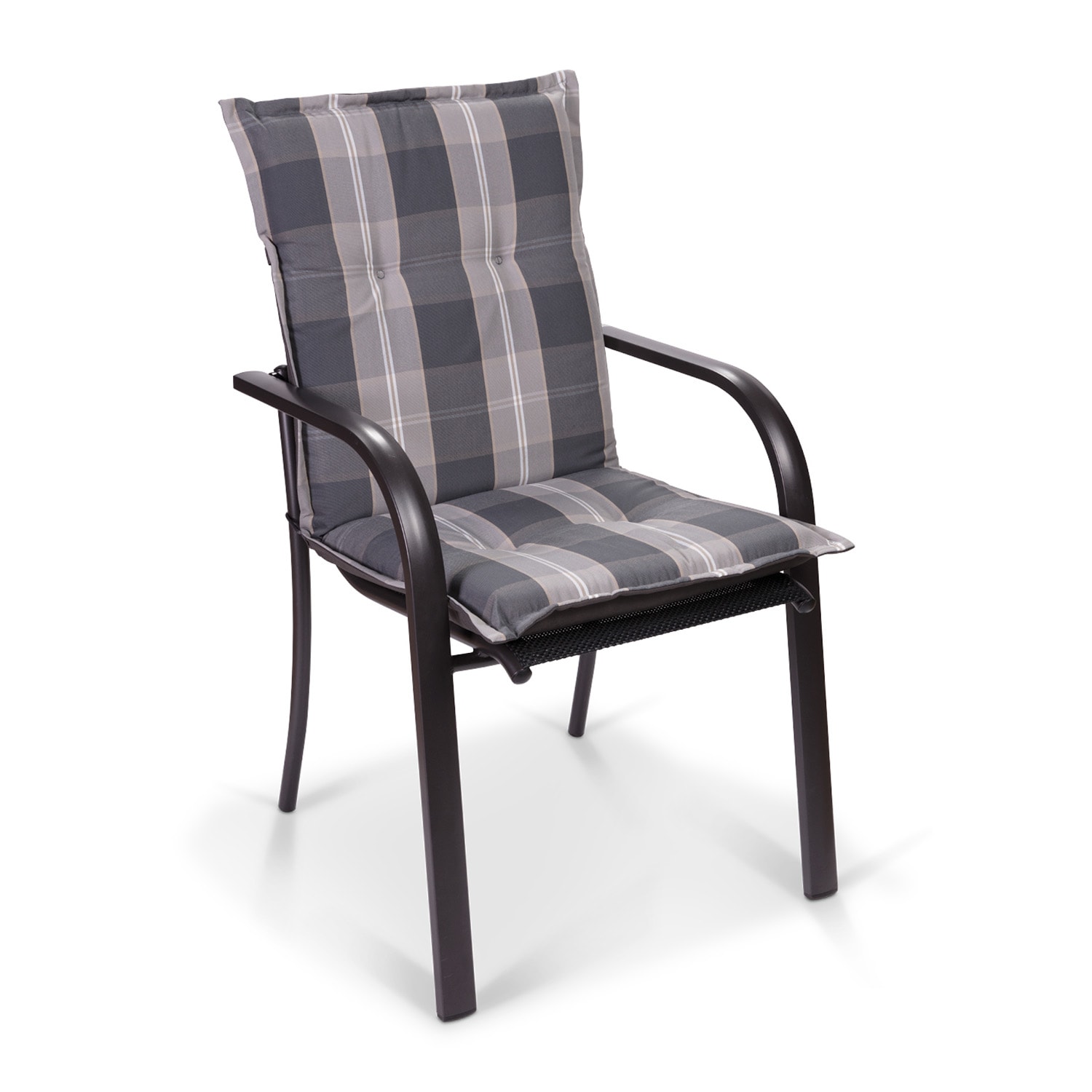 Prato, čalúnená podložka, podložka na stoličku, podložka na nižšie polohovacie kreslo, na záhradnú stoličku, polyester, 50 × 100 × 8 cm
