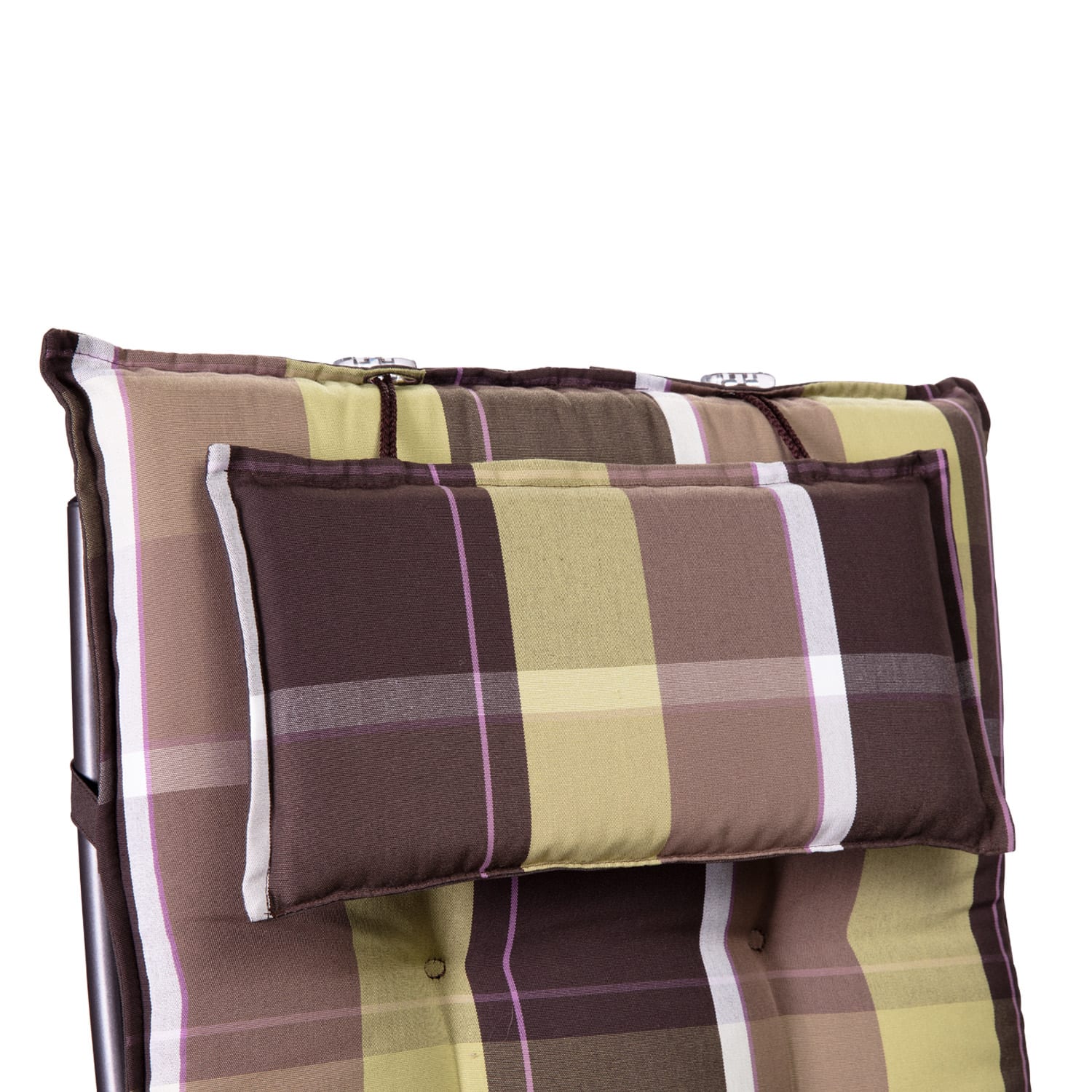 Sylt, poduška s vysokou zadnou časťou, na vyššie polohovacie kreslo, vankúš, polyester, 50 x 120 x 9 cm, 2 x poduška
