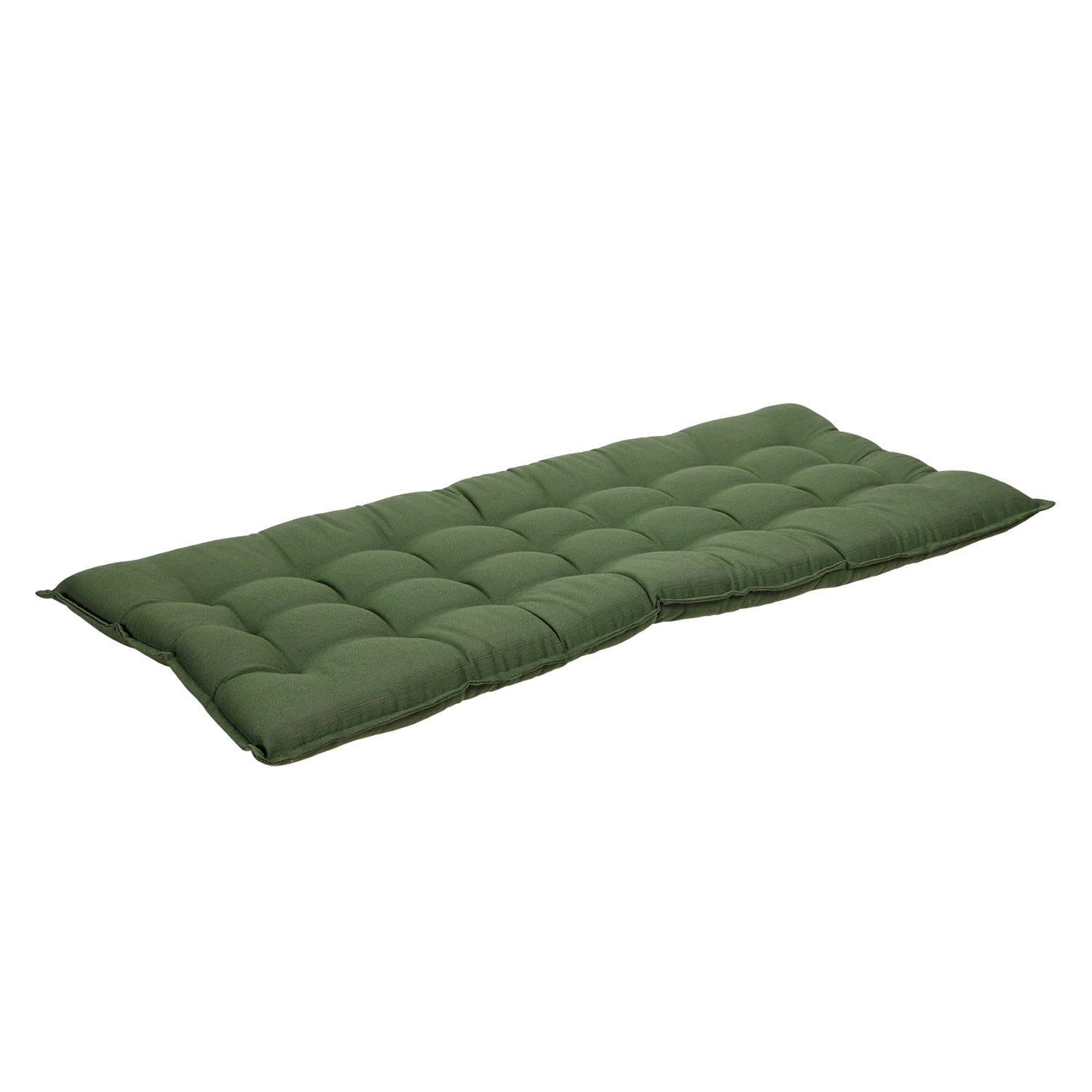 Naxos Cojín para banco exterior Cojín acolchado Núcleo de espuma Poliéster estructural 110x7x47cm 110 x 7 x 47 cm | Verde
