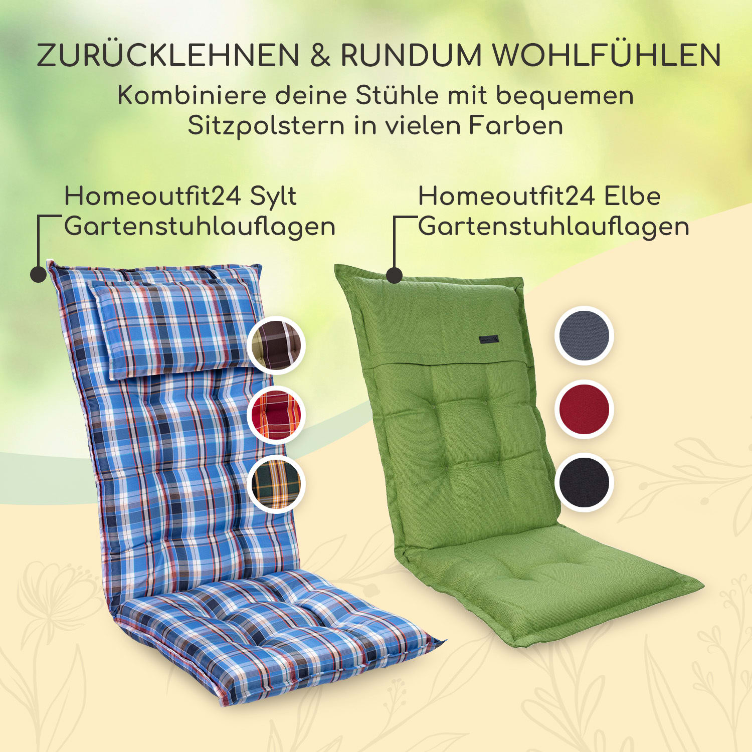 London Gartenstuhl Textilene Aluminium 6-Positionen klappbar 1 x Stuhl | Schwarz