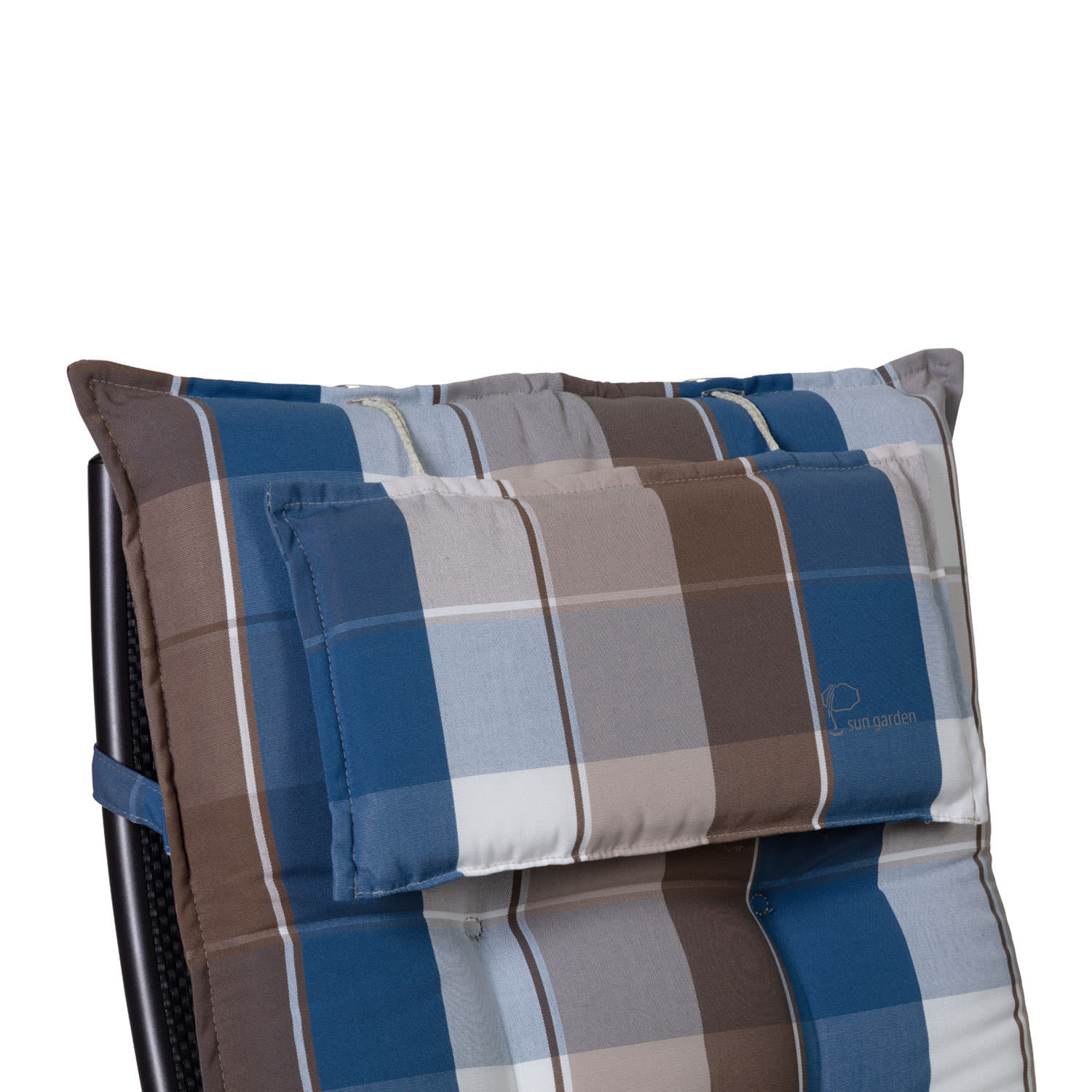 Sylt, čalúnená podložka, podložka na stoličku, podložka na vyššie polohovacie kreslo, vankúš, polyester, 50 × 120 × 9 cm
