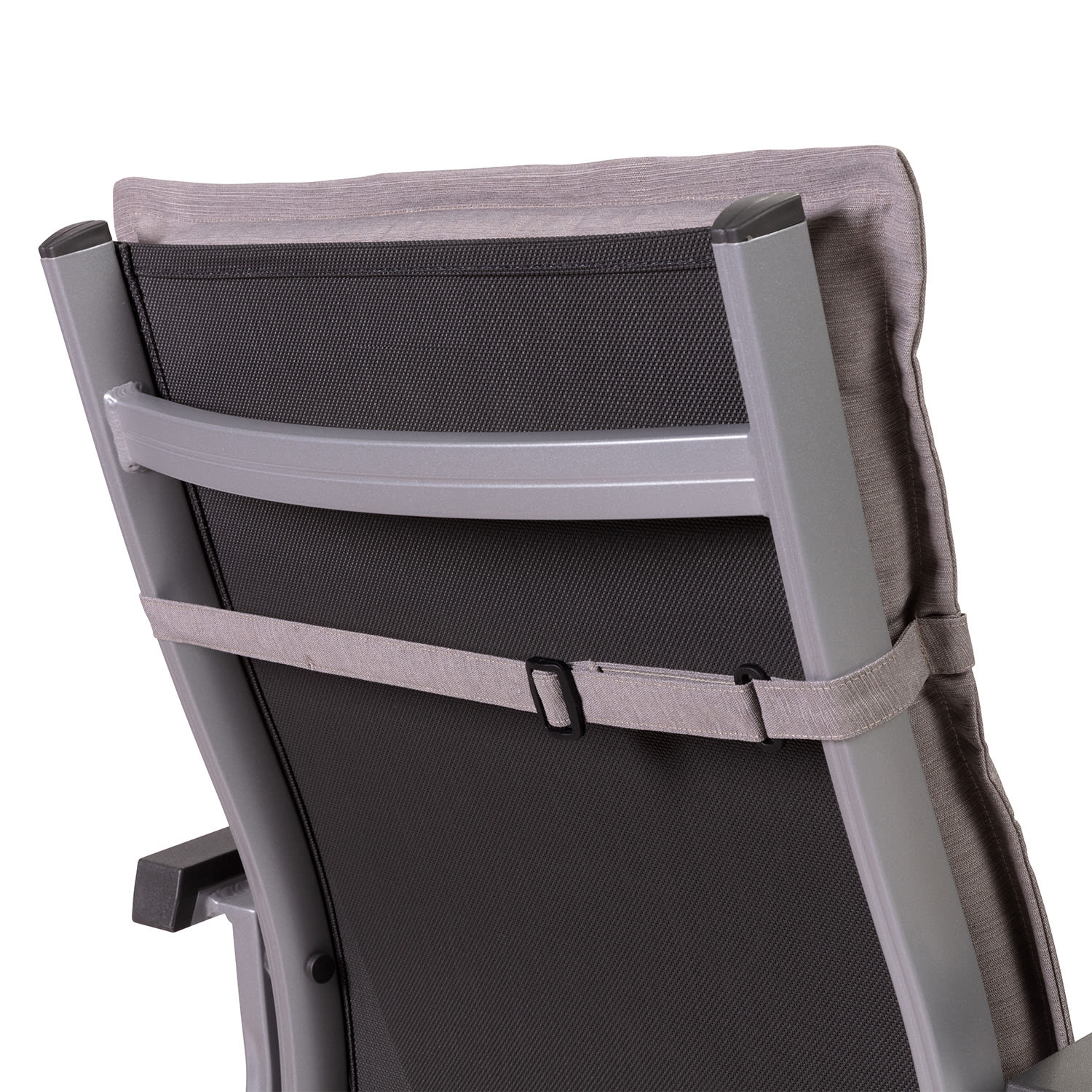 Prato Estofamento Poltrona Encosto Baixo Cadeira de Jardim Poliéster 50x100x8cm