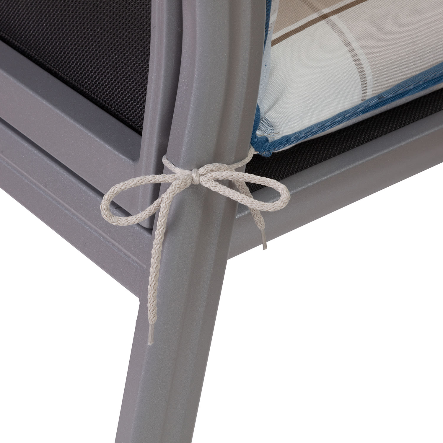 Prato, čalúnená podložka, podložka na stoličku, podložka na nižšie polohovacie kreslo, na záhradnú stoličku, polyester, 50 × 100 × 8 cm 3 x sedák | Hnedá