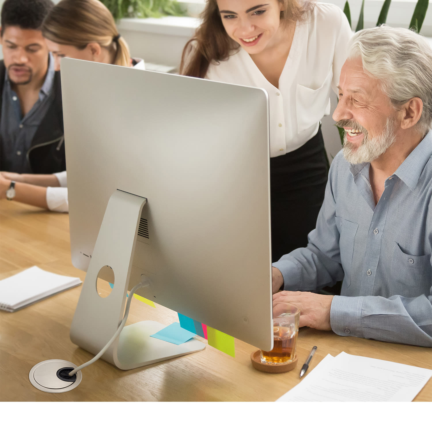 Presetupa, set de 2 bucati, 60 mm, metal, garnitura Argintiu metalizat