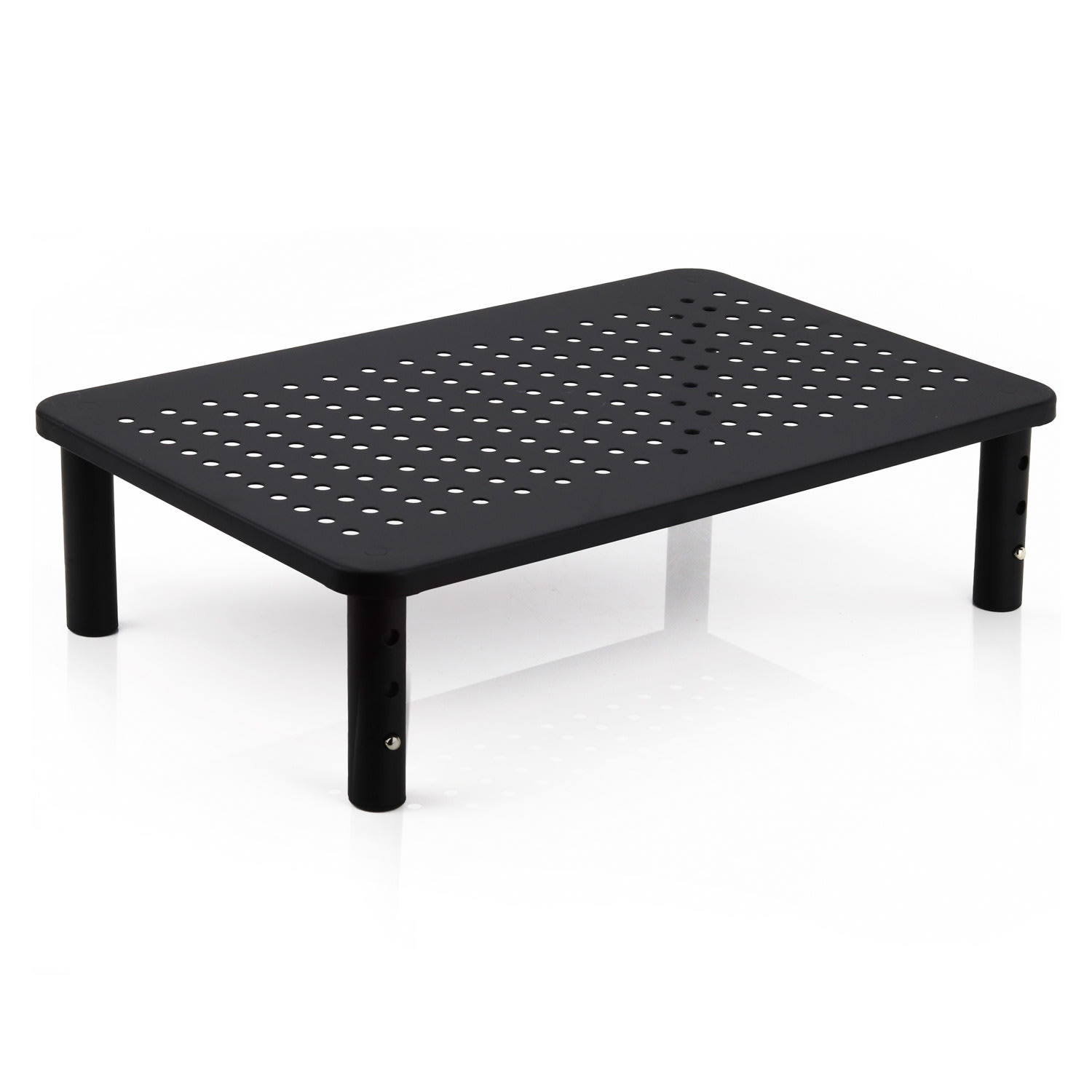 Soporte de monitor de metal&nbsp;Patrón de agujeros 37 x 10 x 24 cm (A x A x P) 