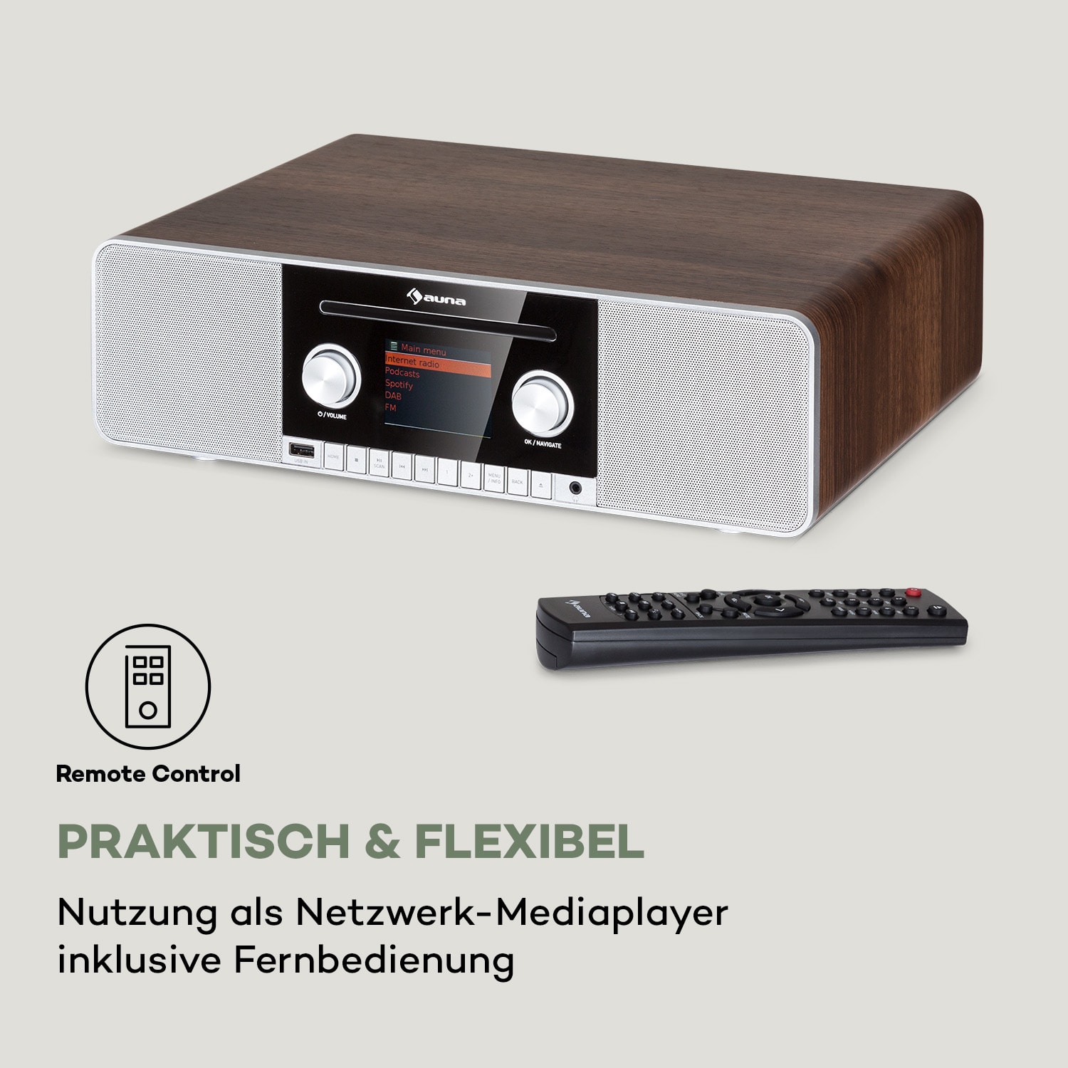 Connect CD MKII Internetradio Mediaplayer BT MP3 DAB+ Spotify Radio 