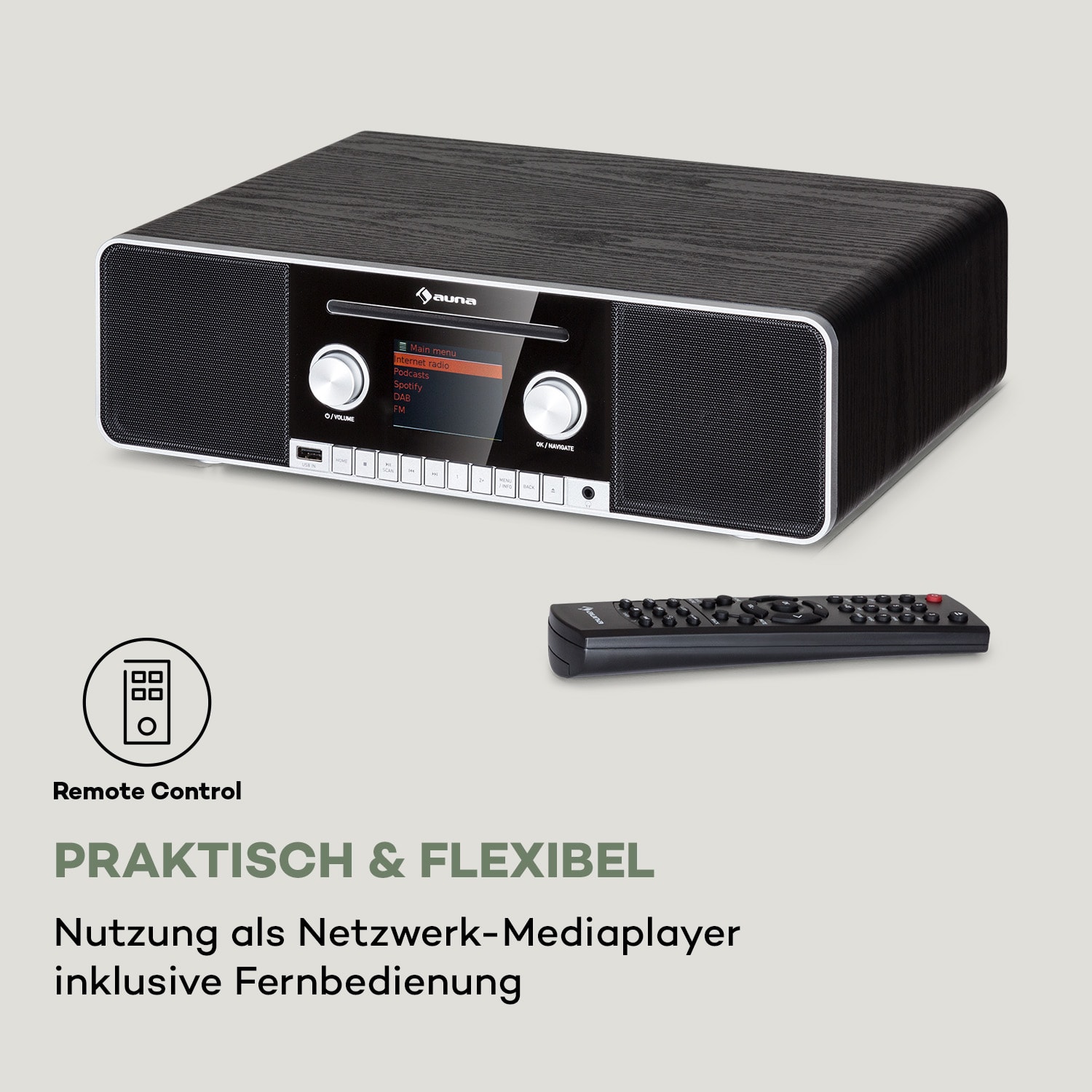 Connect CD MKII Internetradio Mediaplayer BT MP3 DAB+ Spotify Radio 