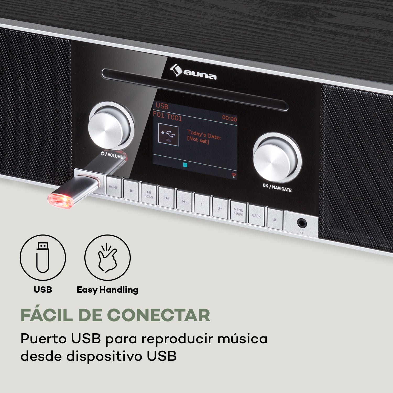 Connect CD MKII radio por Internet Mediaplayer BT MP3 DAB+ Spotify Connect Radio  