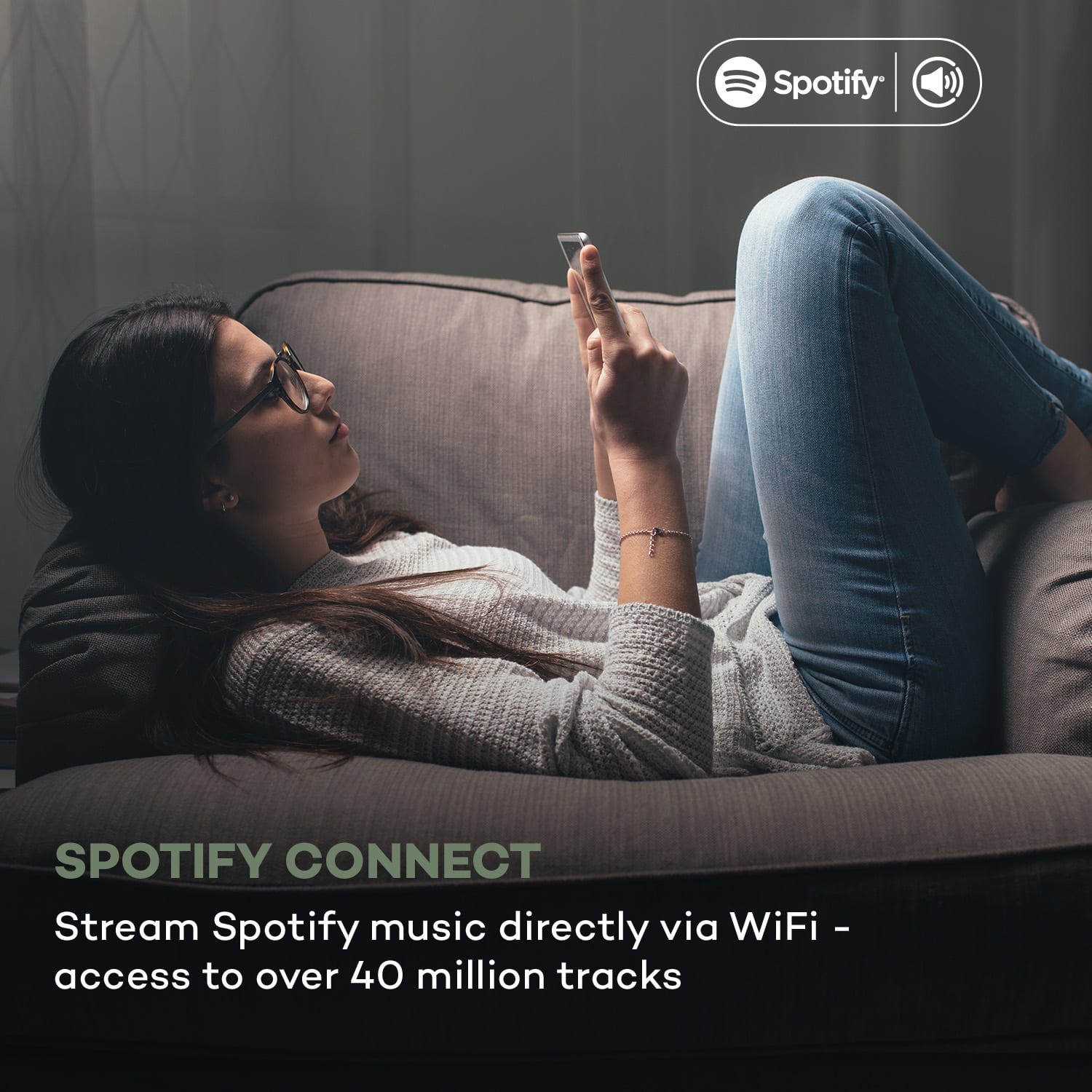 Connect CD MKII, internetové rádio, přehrávač médií, BT, MP3, DAB+, Spotify Connect, rádio