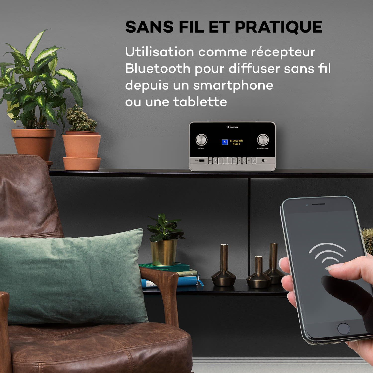 Connect 150 MKII Radio Internet 2.1 DAB/DAB+/FM Spotify BT Écran TFT de 2,8 pouces